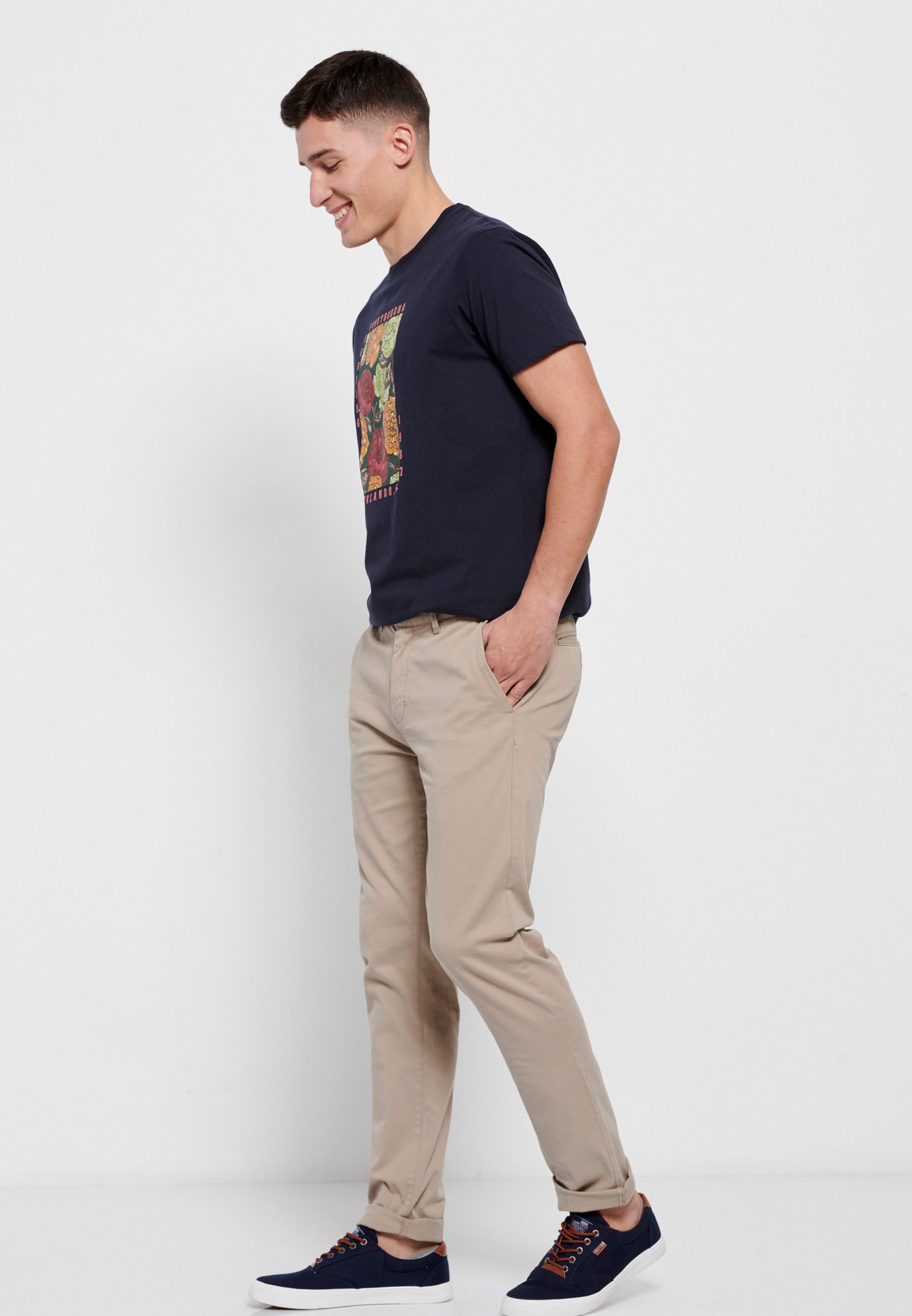 Men's Trousers Funky Buddha Beige