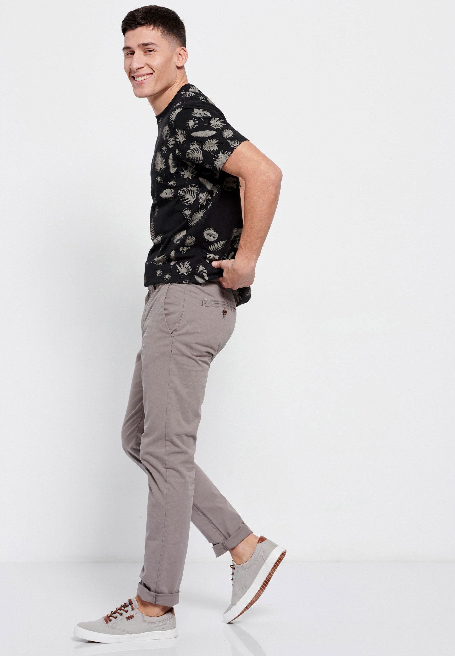 Men's Trousers Funky Buddha Gray