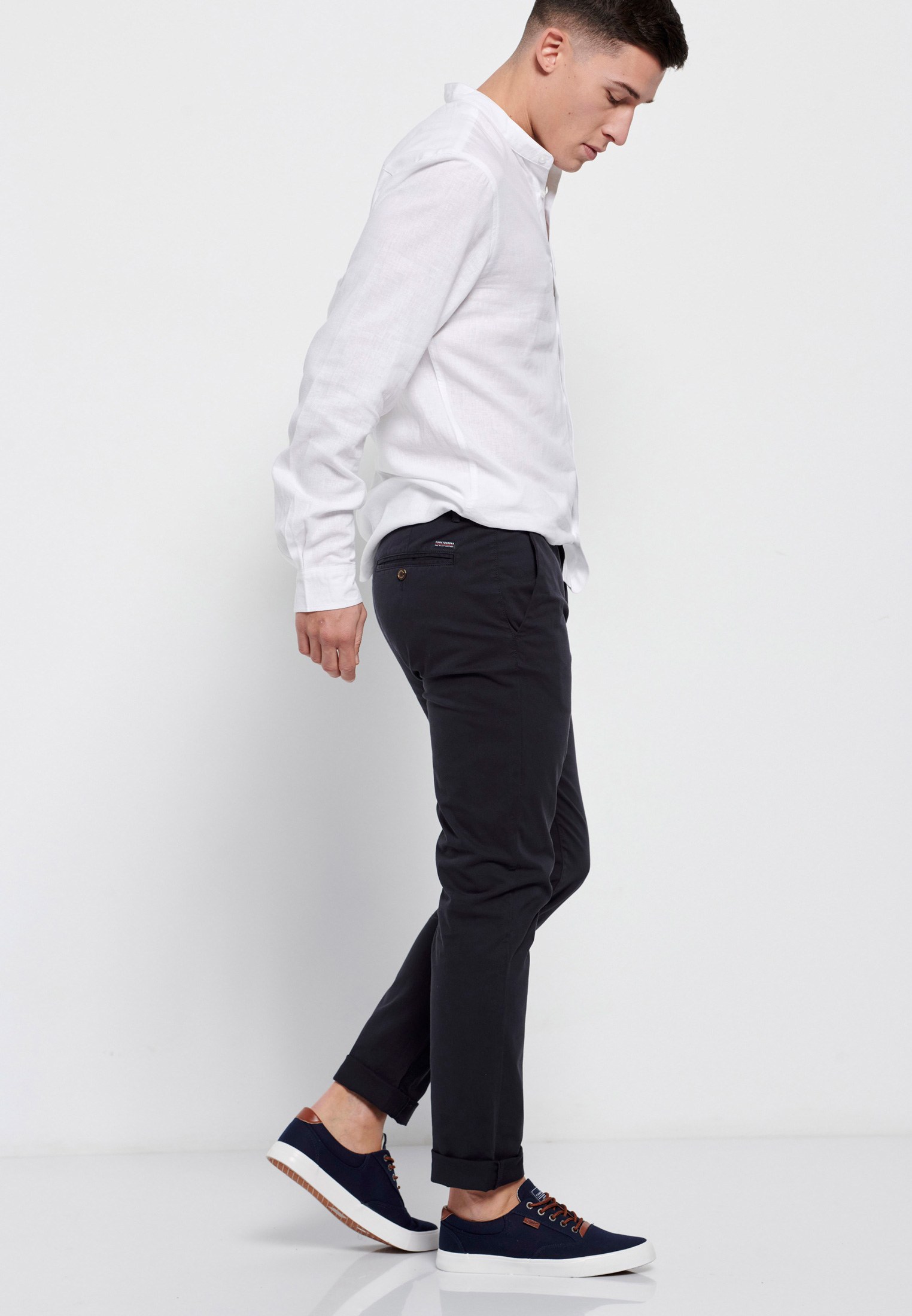 Men's Trousers Funky Buddha Navy