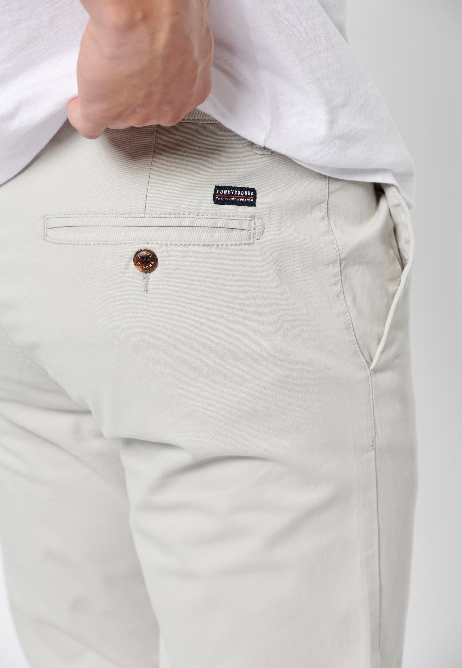 Men's Trousers Funky Buddha Gray