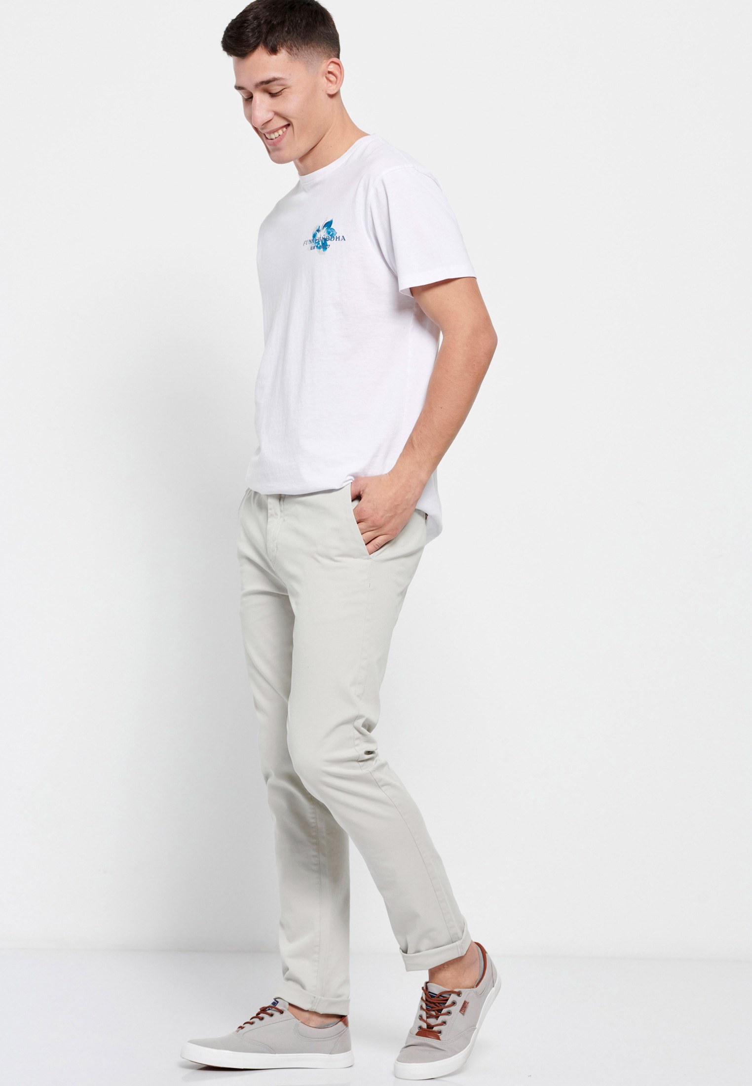 Men's Trousers Funky Buddha Gray