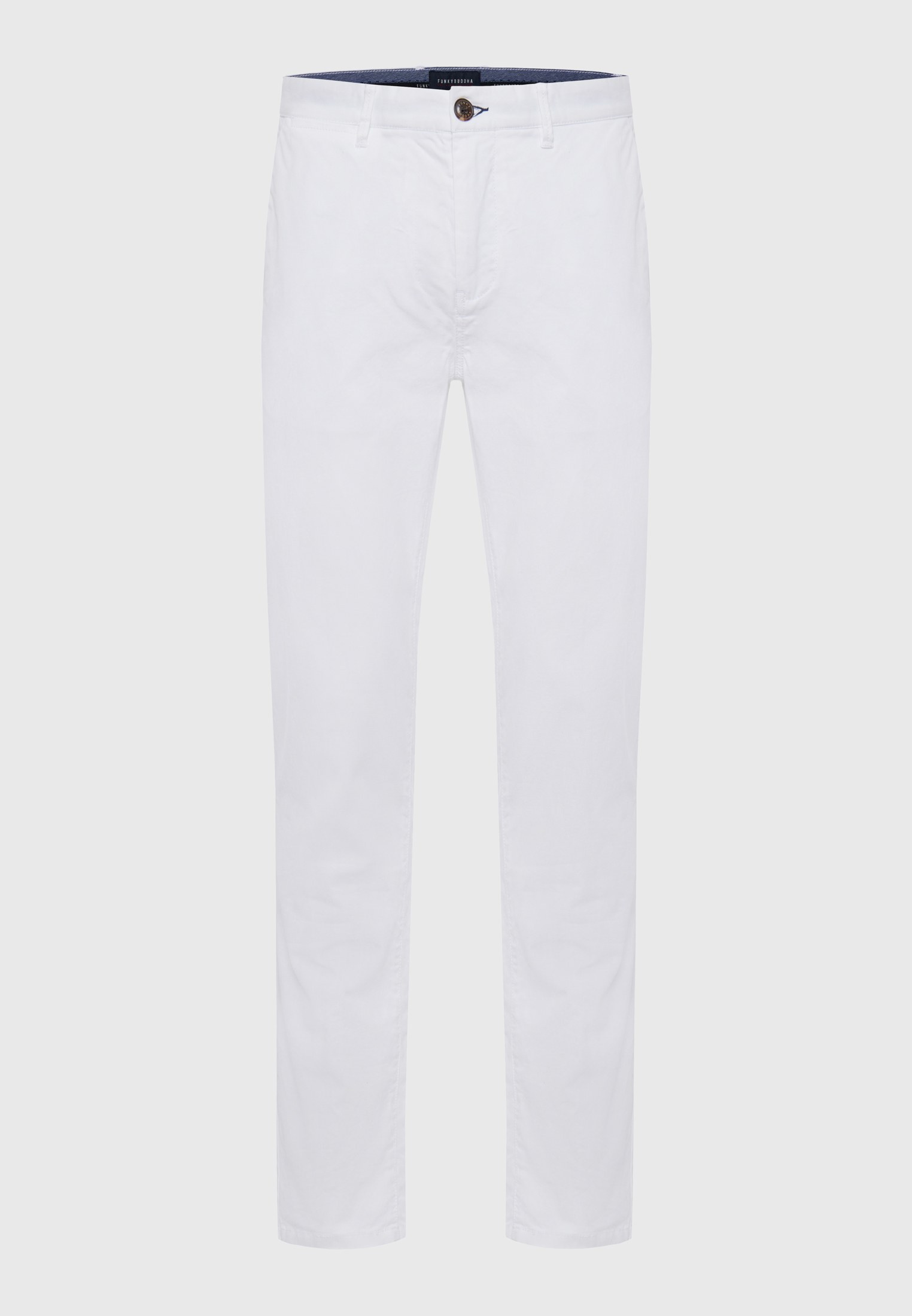 Men's Trousers Funky Buddha White
