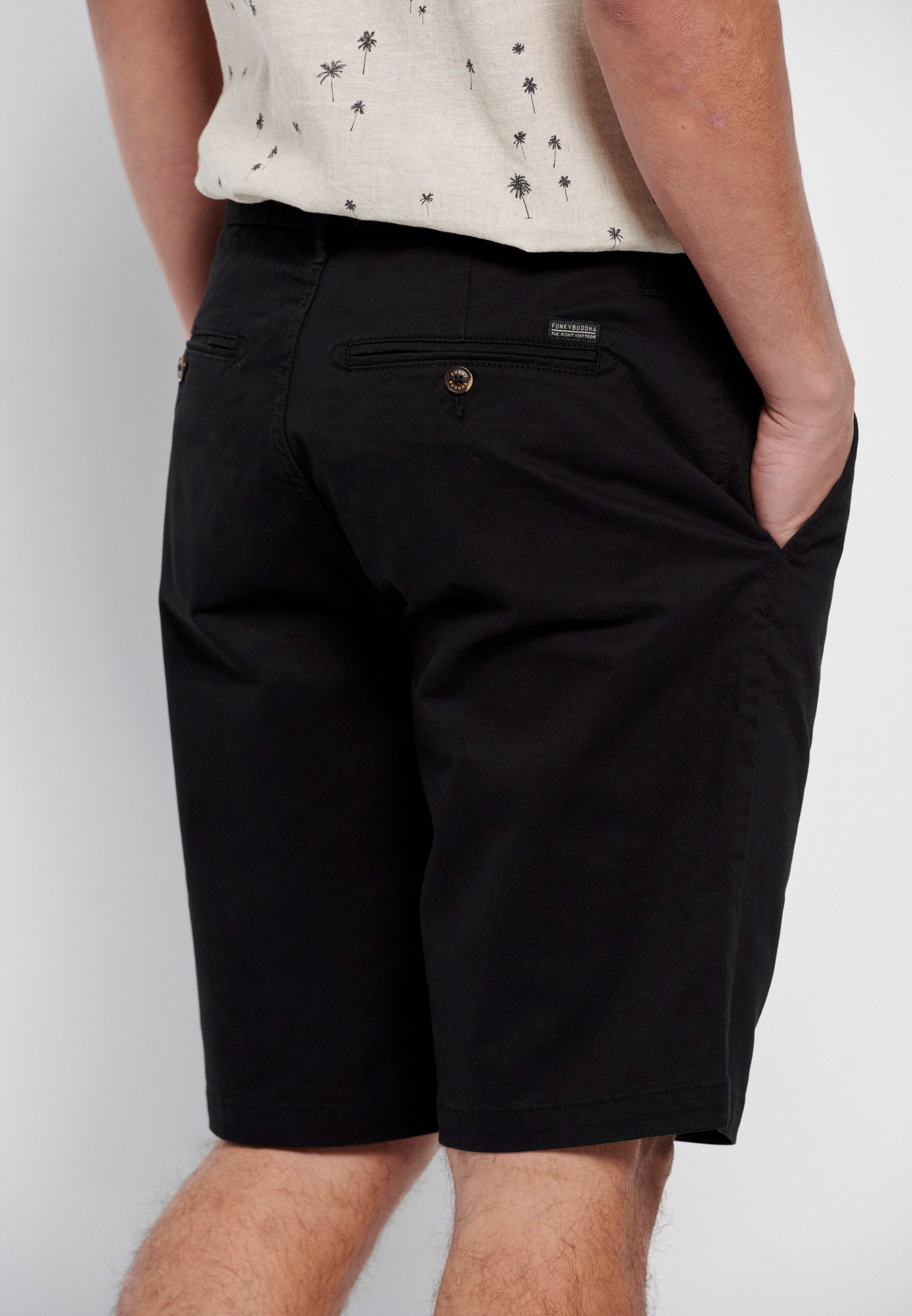 Men's Trousers Funky Buddha Black