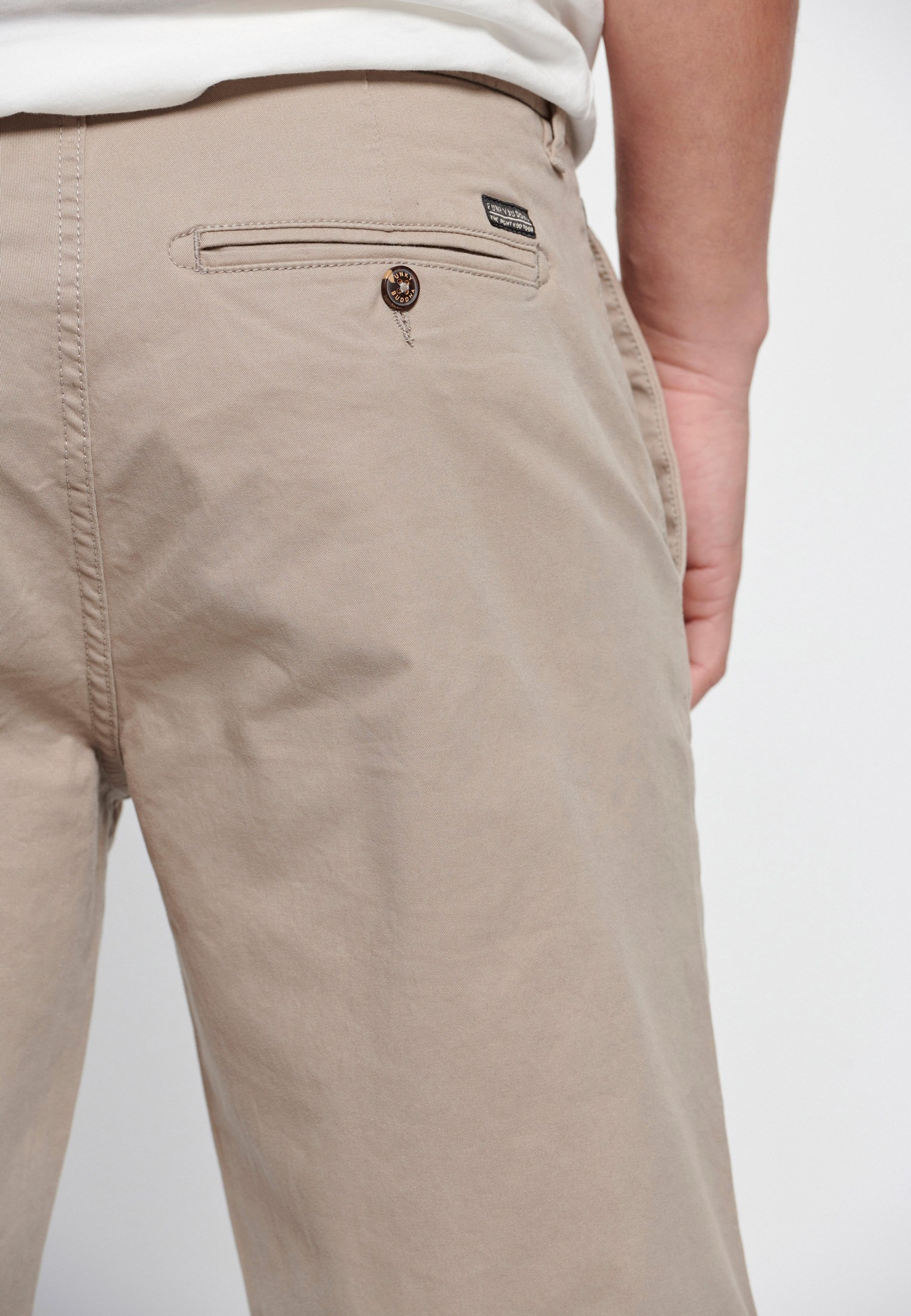 Men's Trousers Funky Buddha Beige