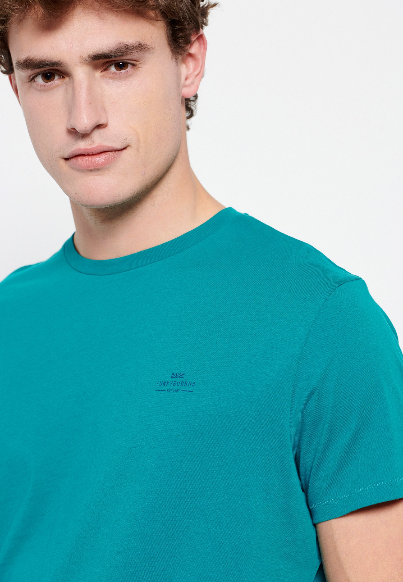 Men's T-Shirts Funky Buddha Green