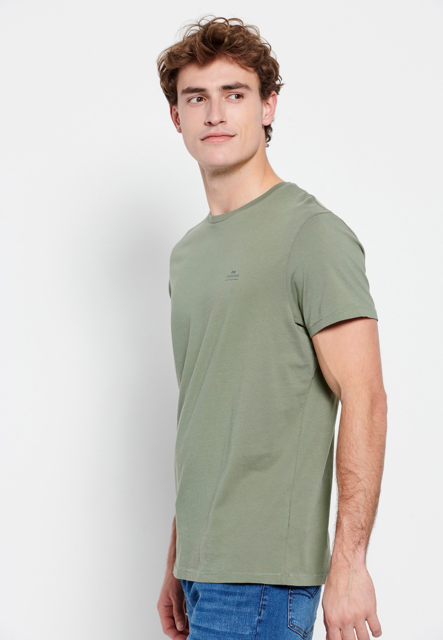 Men's T-Shirts Funky Buddha Khaki