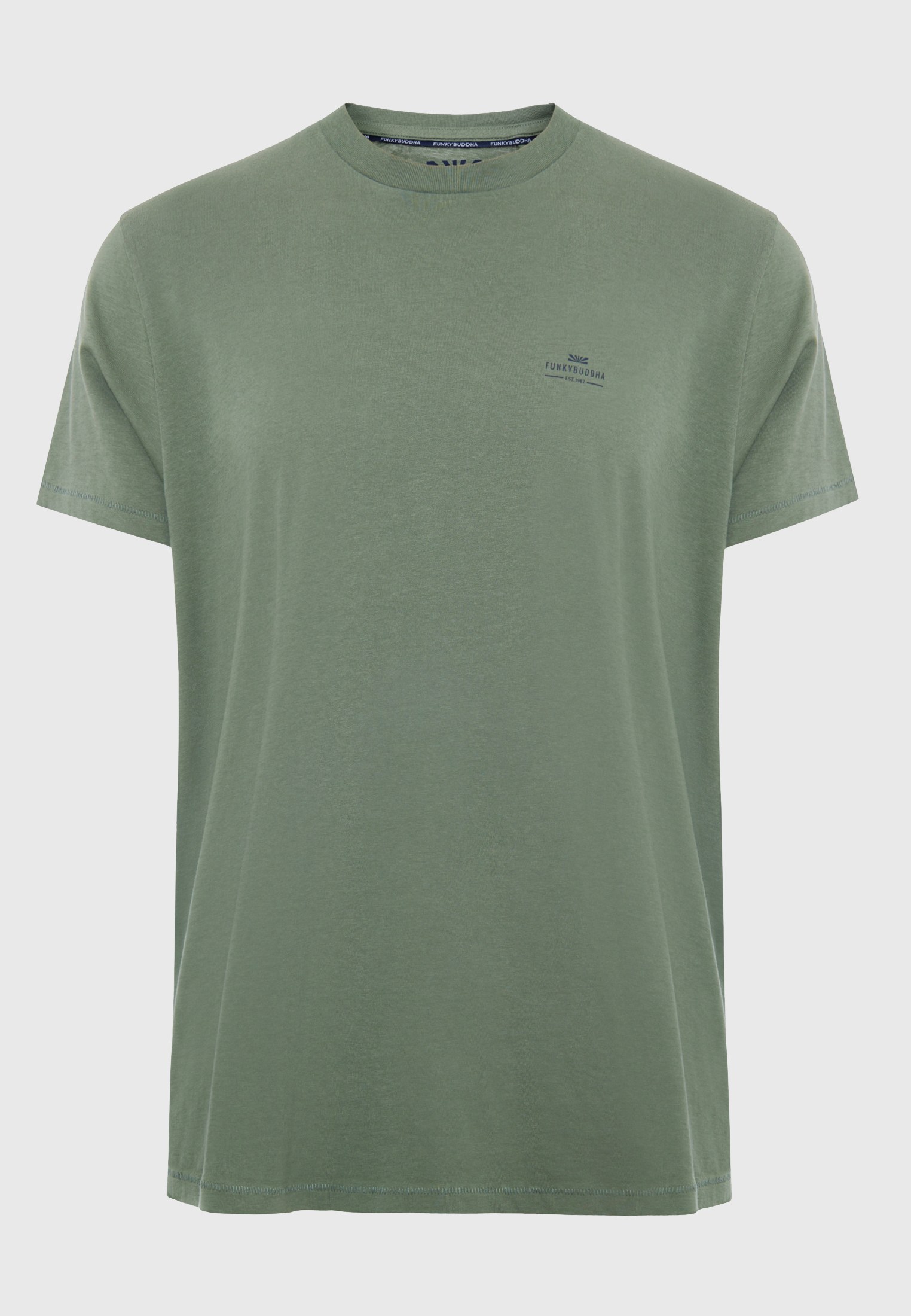 Men's T-Shirts Funky Buddha Khaki