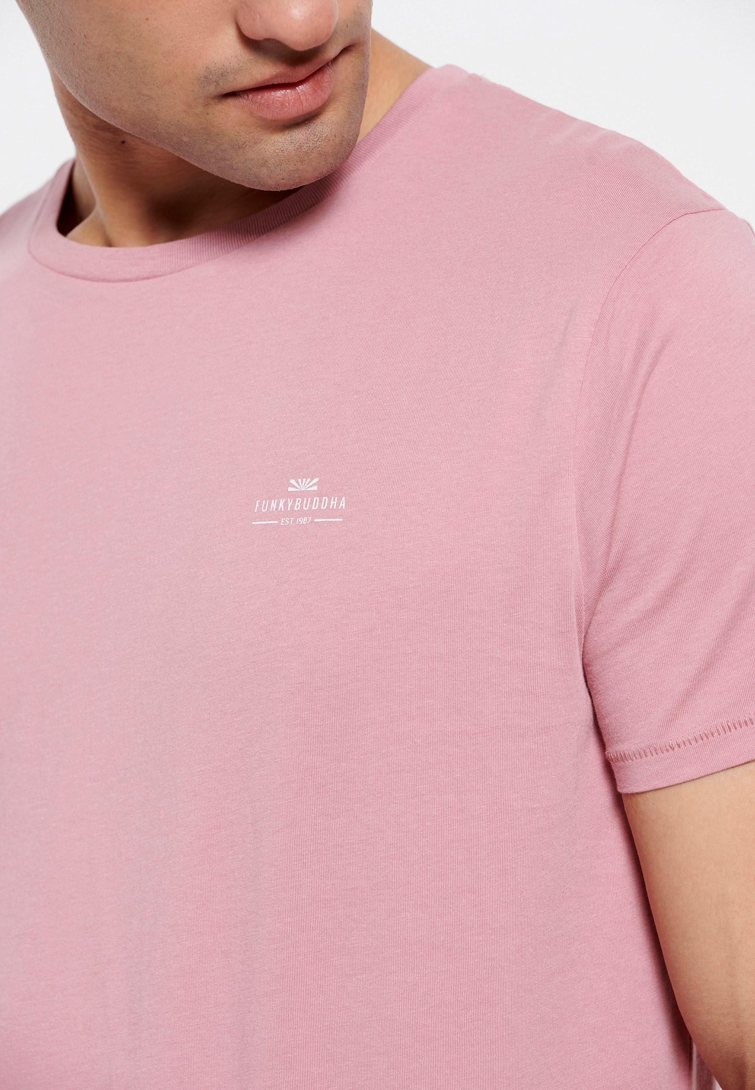 Men's T-Shirts Funky Buddha Pink