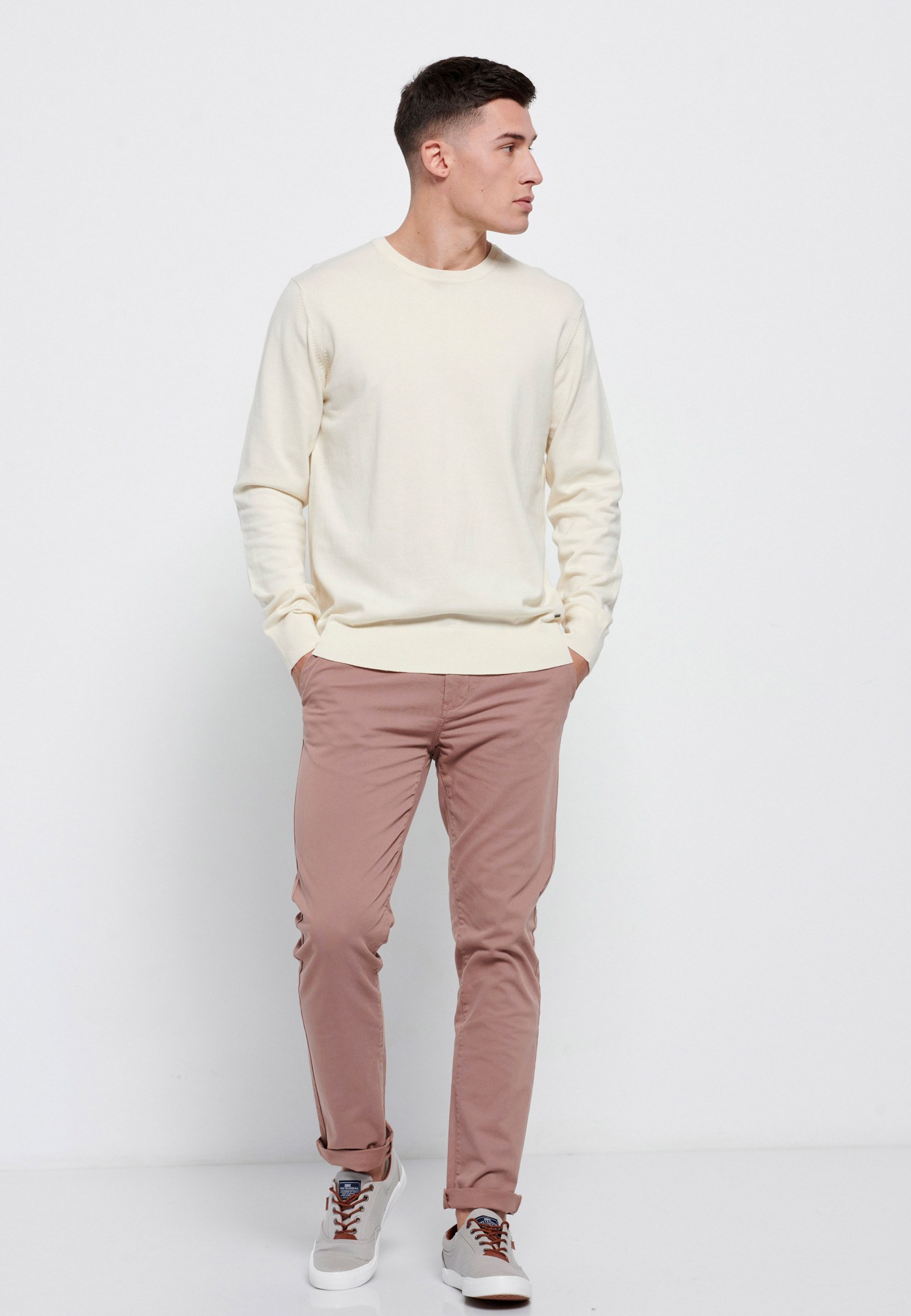 Men's Knitwear Funky Buddha White