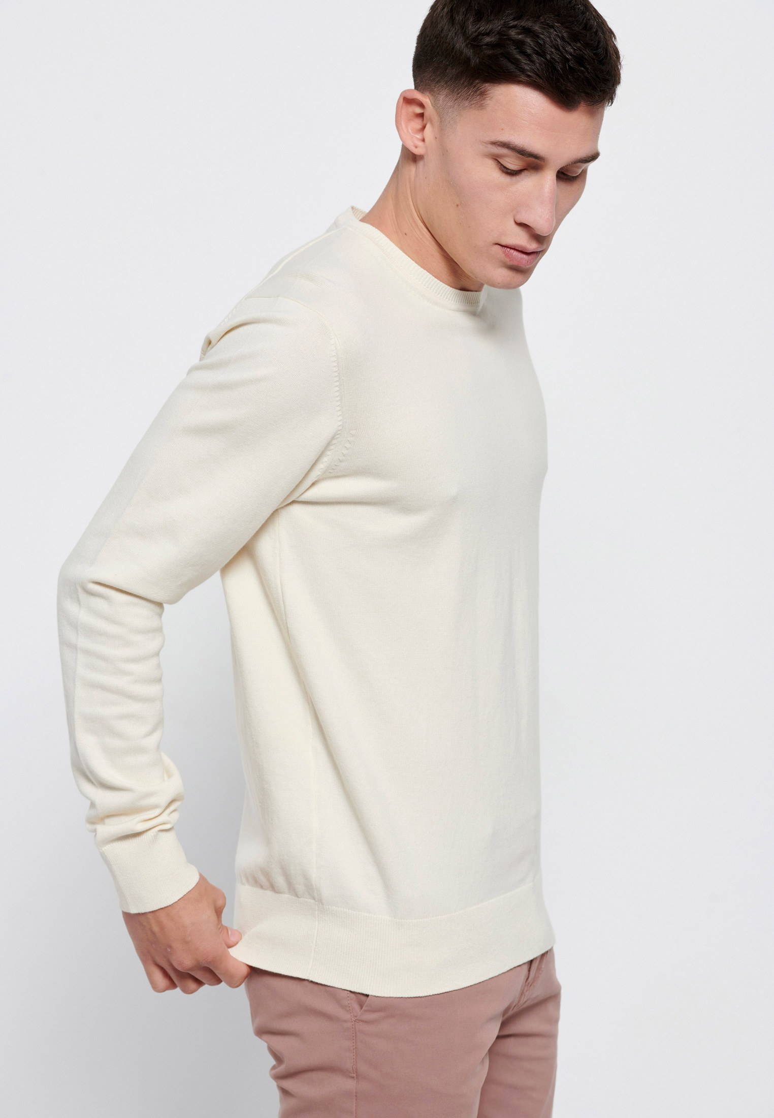 Men's Knitwear Funky Buddha White