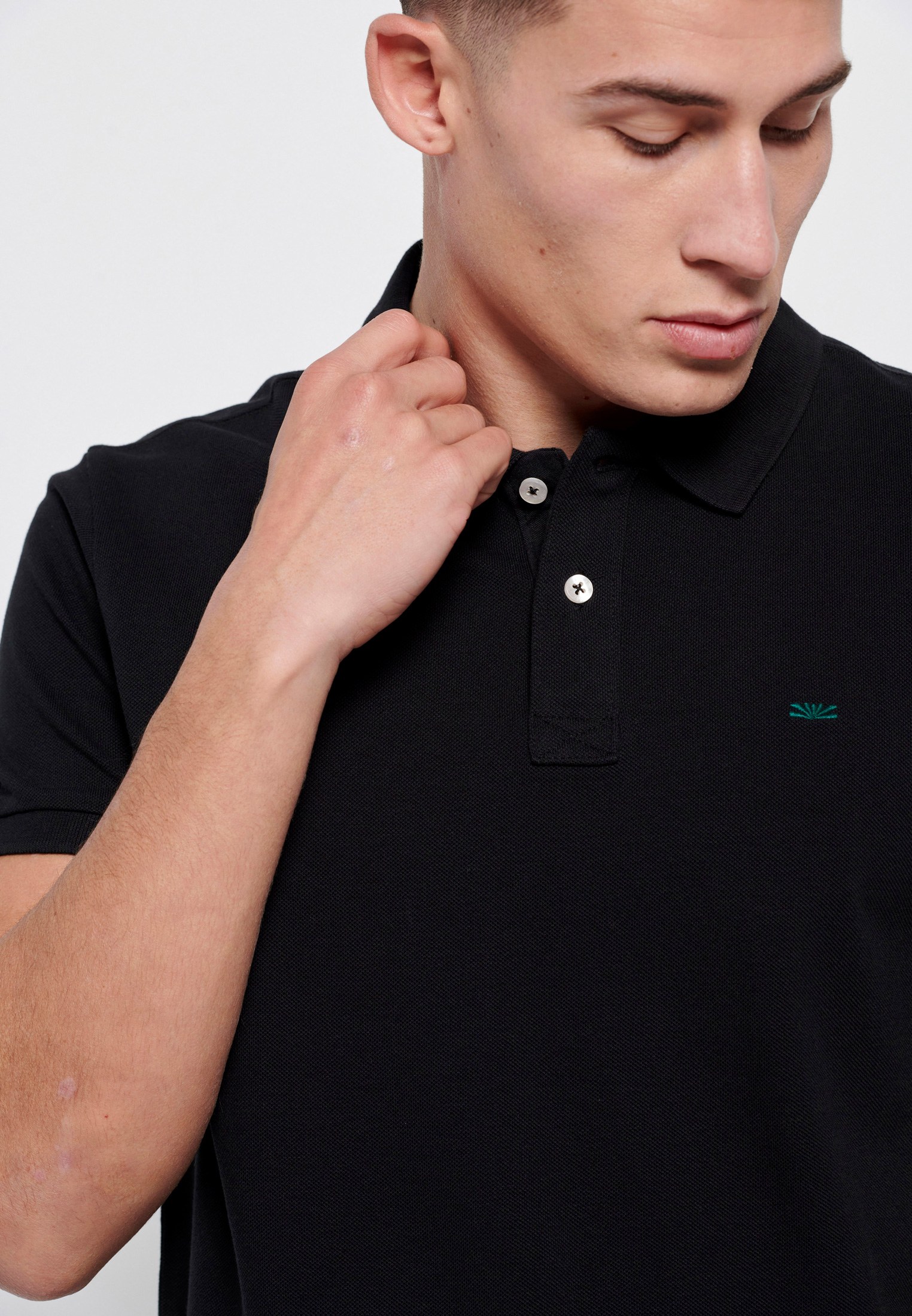 Essential μπλούζα πόλο από βαμβάκι πικέ