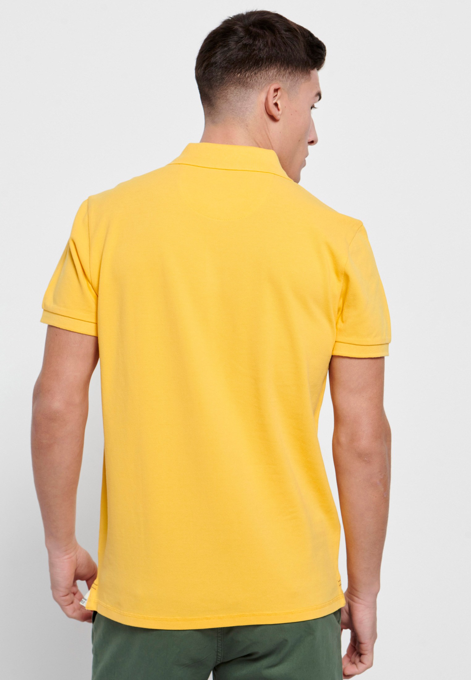 Men's Polo Shirts Funky Buddha Yellow