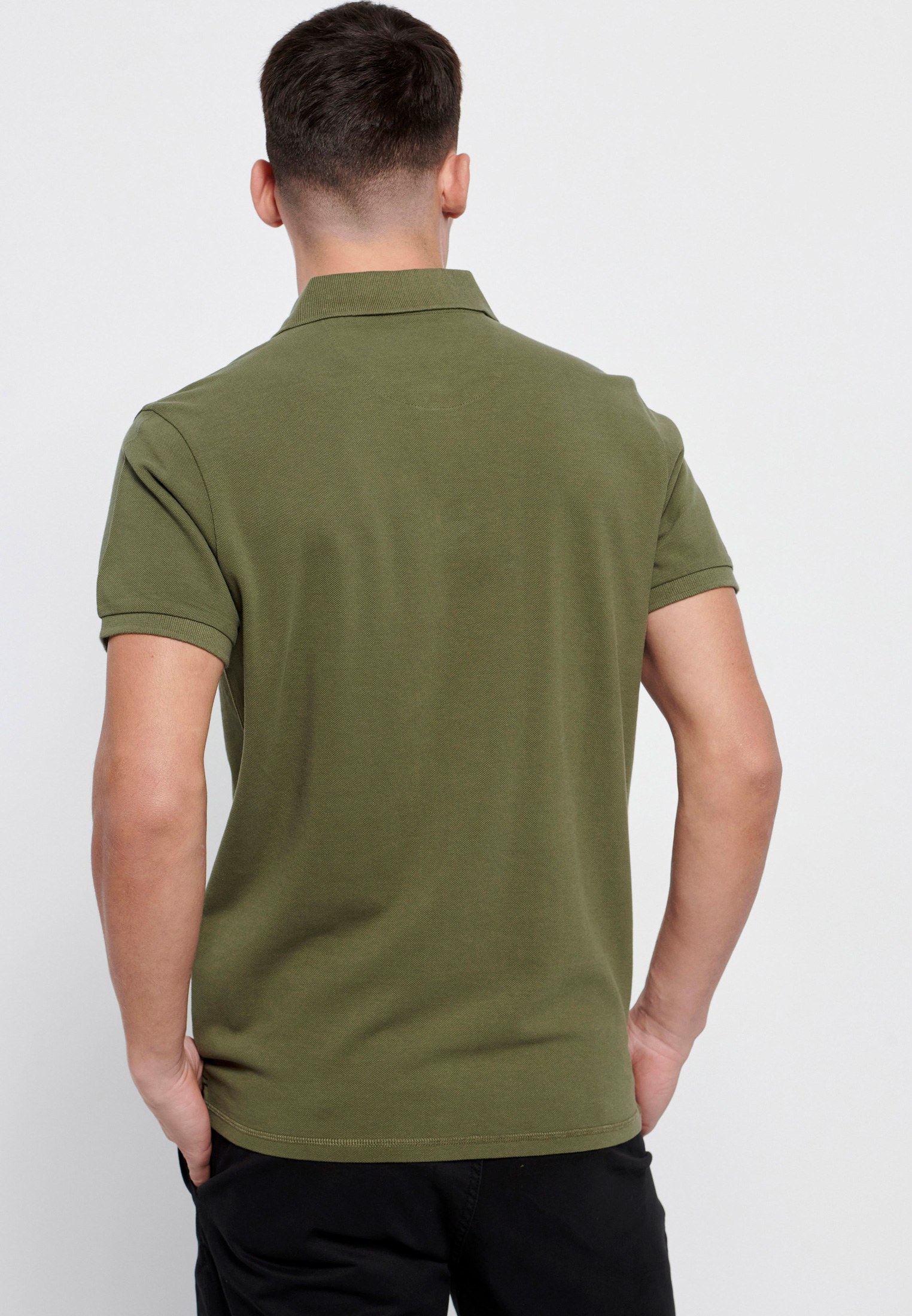 Men's Polo Shirts Funky Buddha Khaki