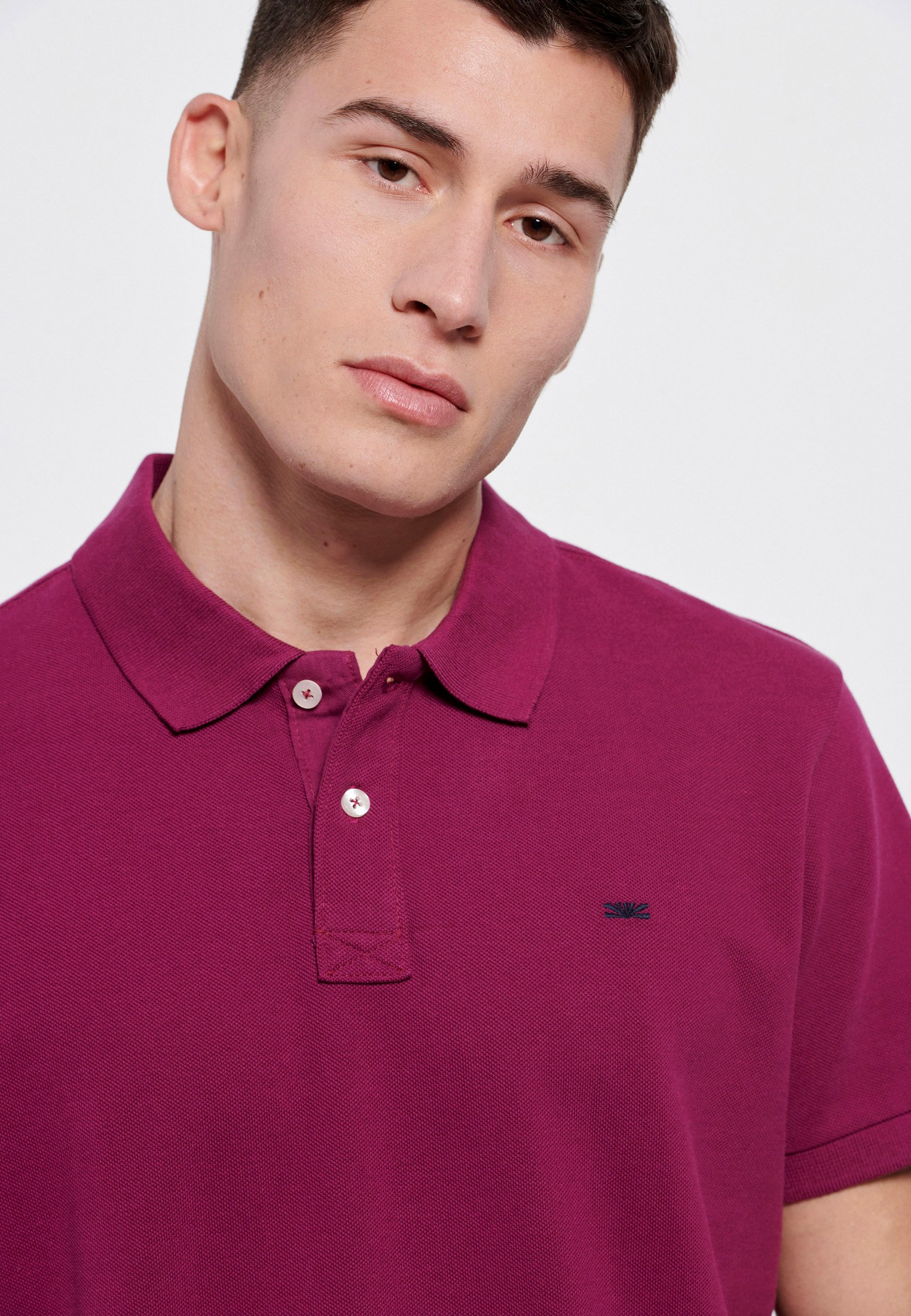 Men's Polo Shirts Funky Buddha Purple
