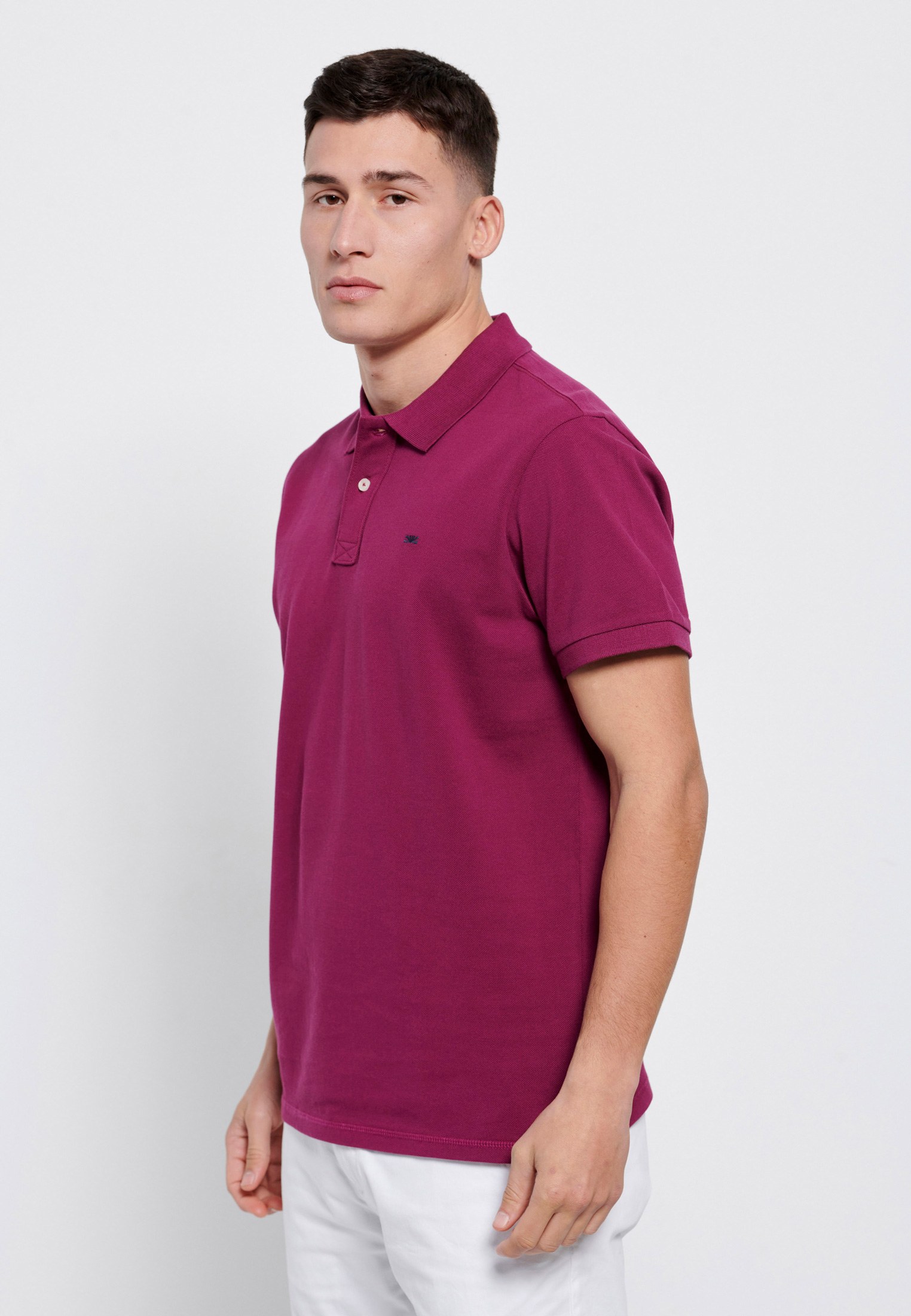 Men's Polo Shirts Funky Buddha Purple
