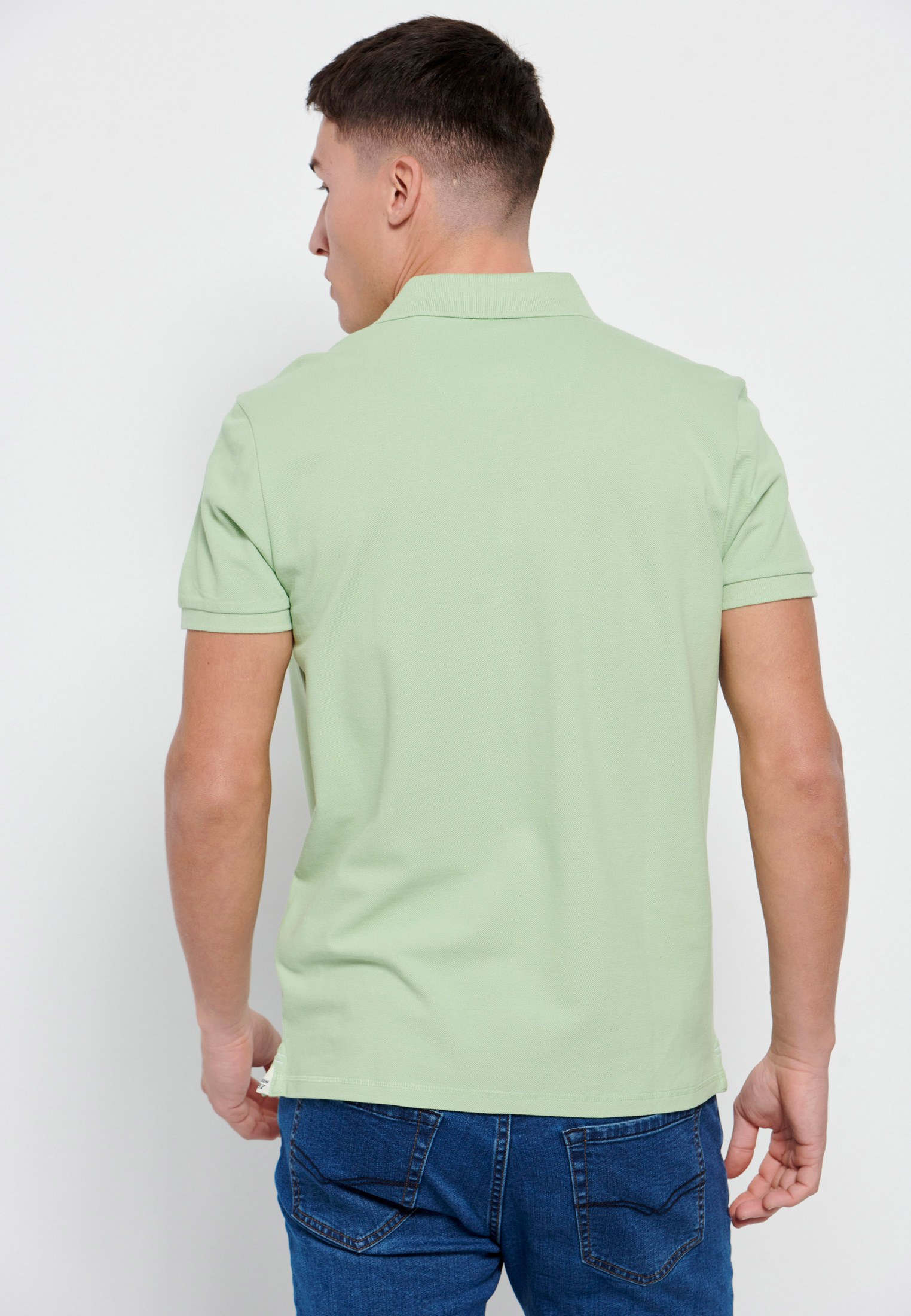 Men's Polo Shirts Funky Buddha Green