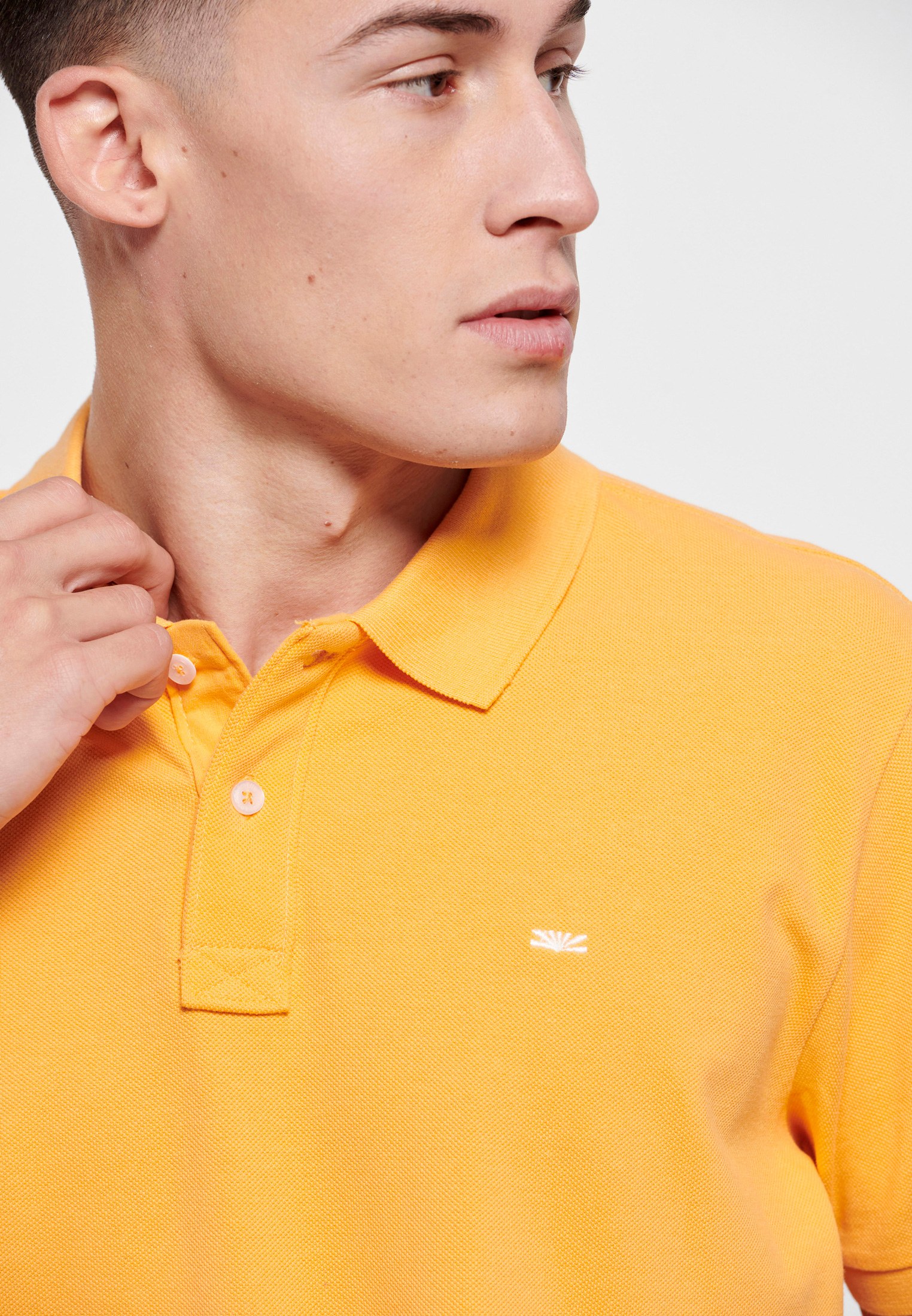 Men's Polo Shirts Funky Buddha Orange