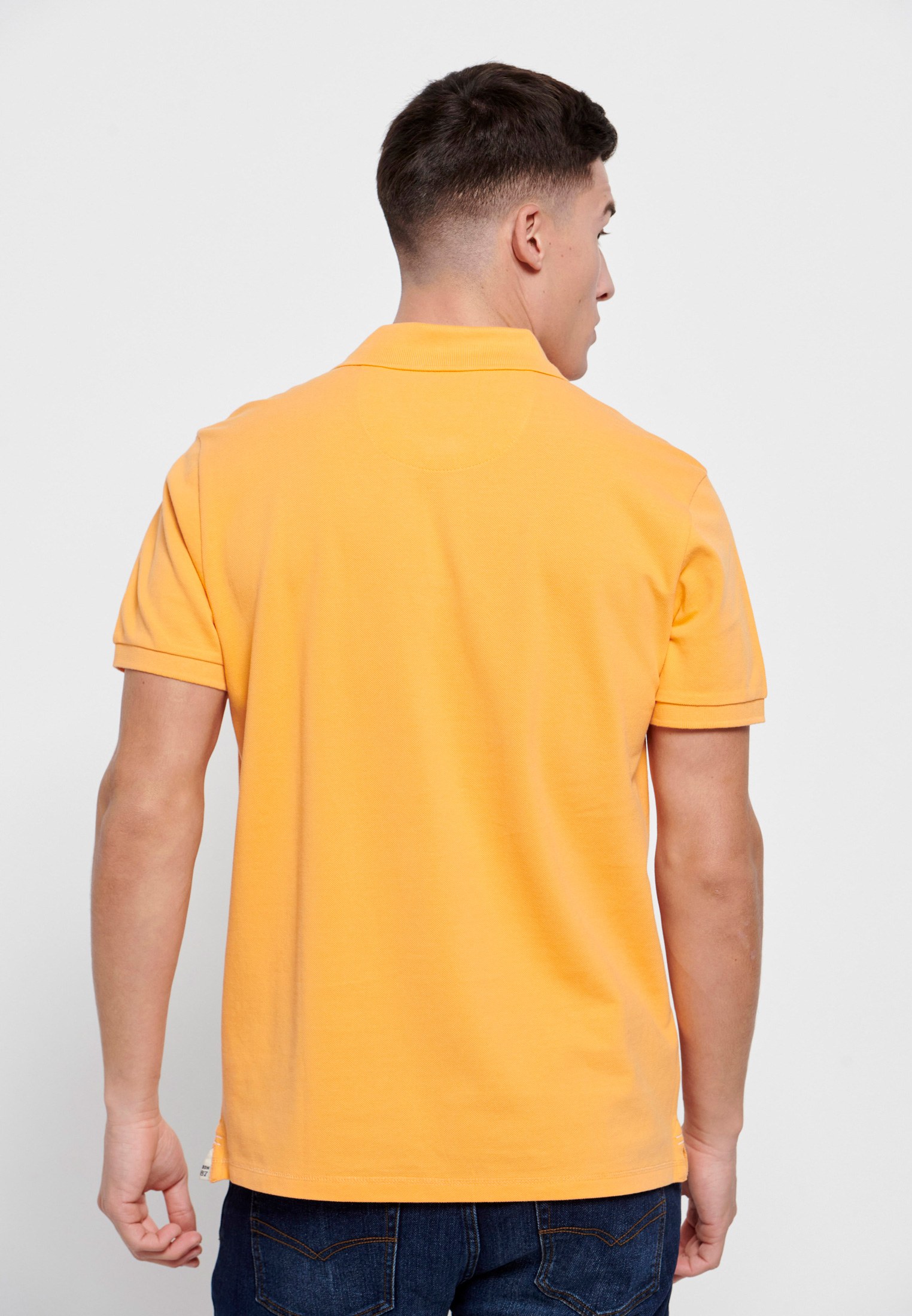 Men's Polo Shirts Funky Buddha Orange