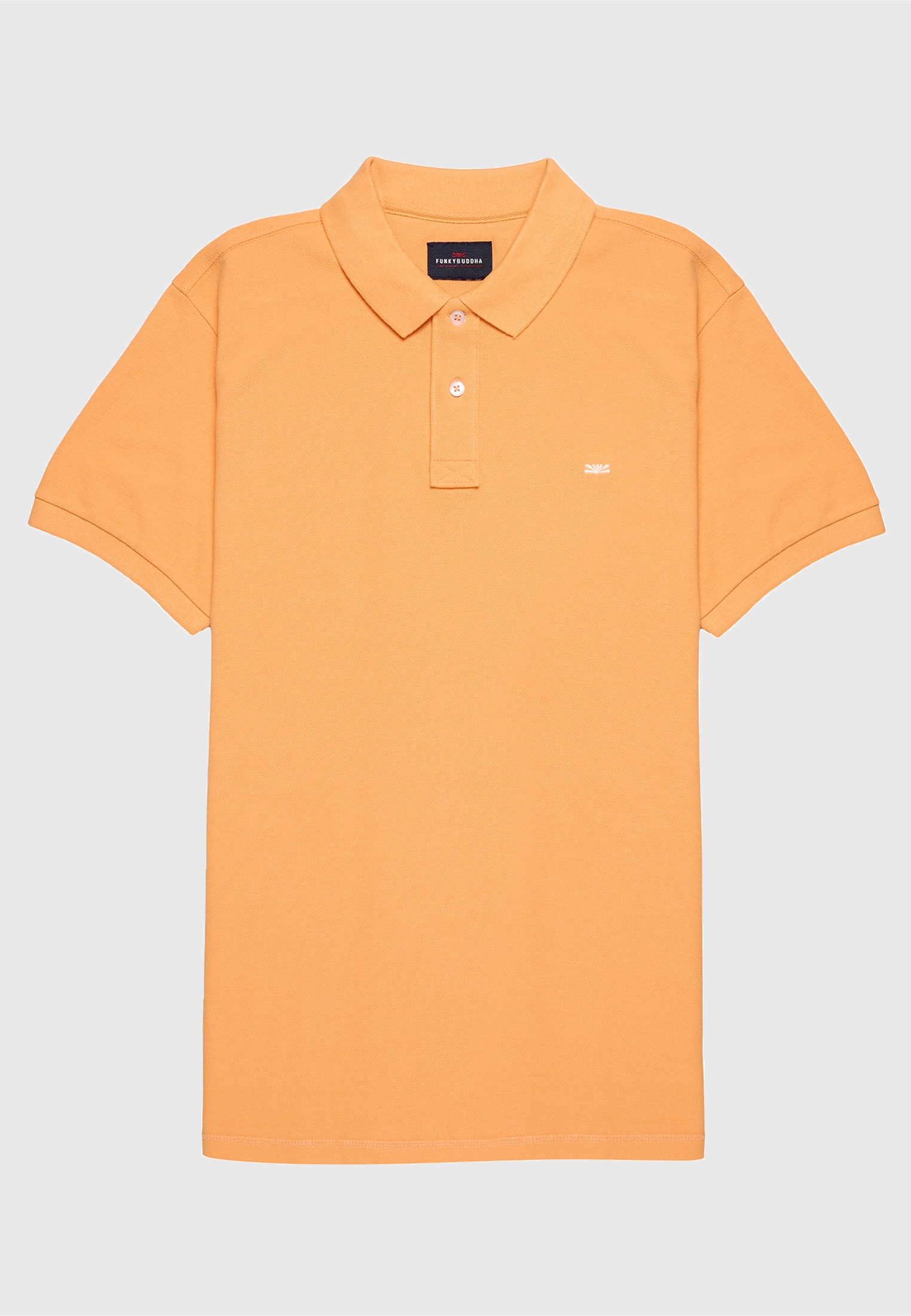 Men's Polo Shirts Funky Buddha Orange