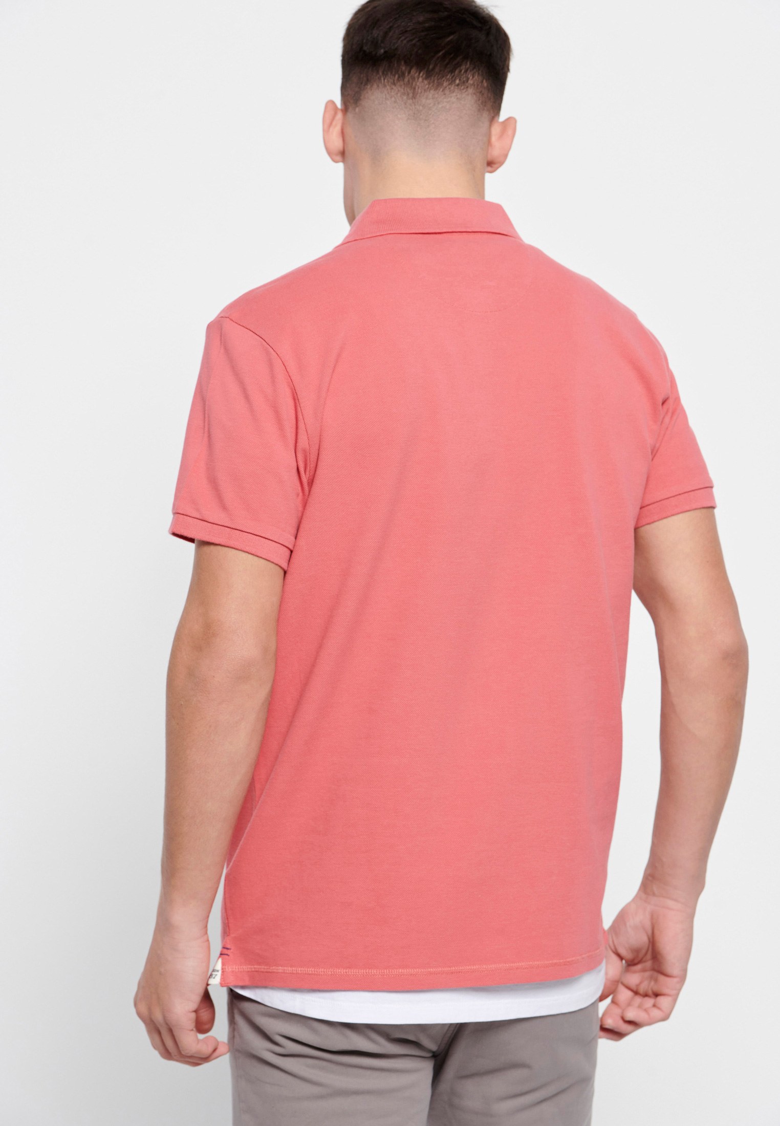 Essential μπλούζα πόλο από βαμβάκι πικέ