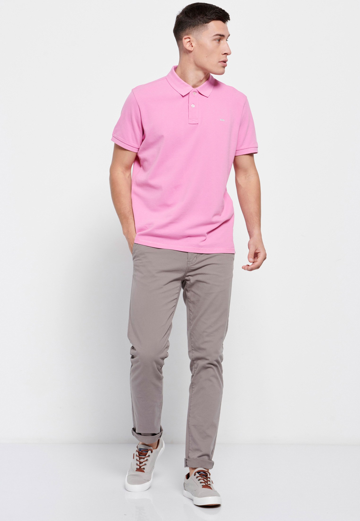 Men's Polo Shirts Funky Buddha Pink