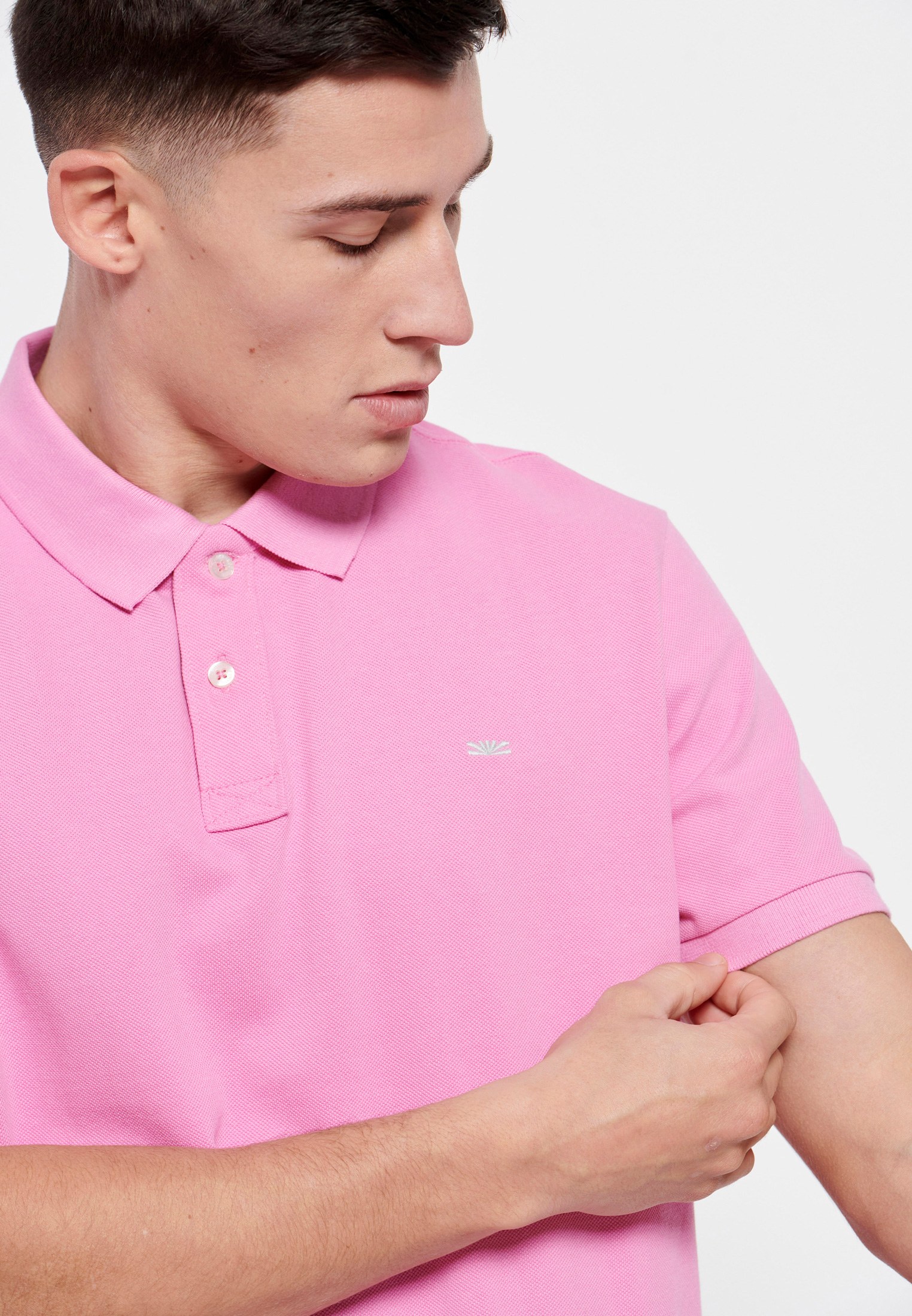 Men's Polo Shirts Funky Buddha Pink