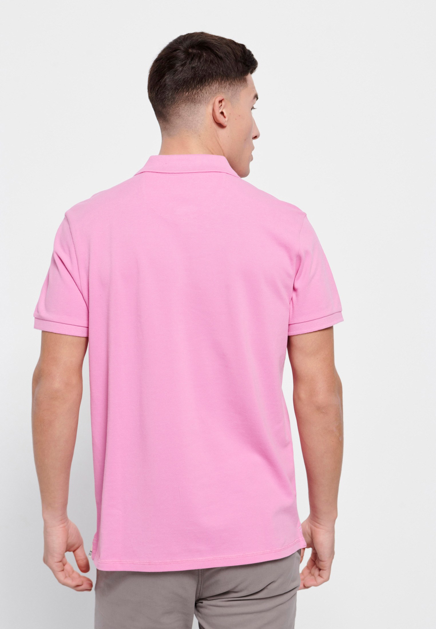 Men's Polo Shirts Funky Buddha Pink