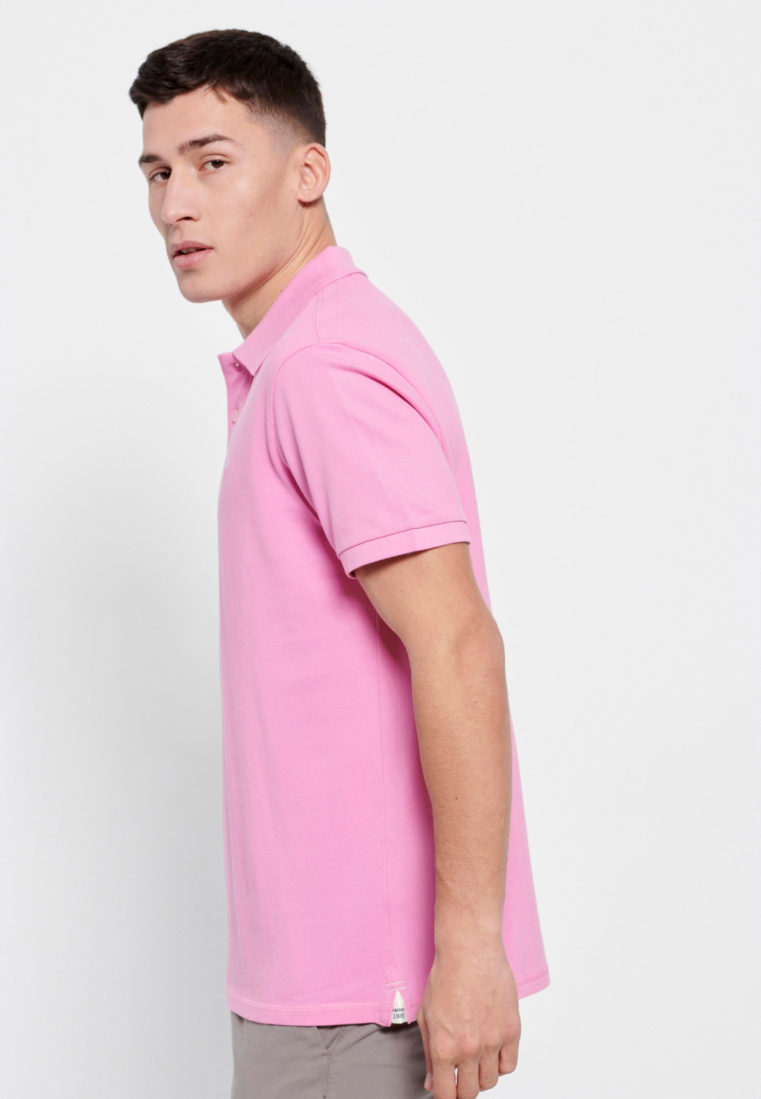 Men's Polo Shirts Funky Buddha Pink
