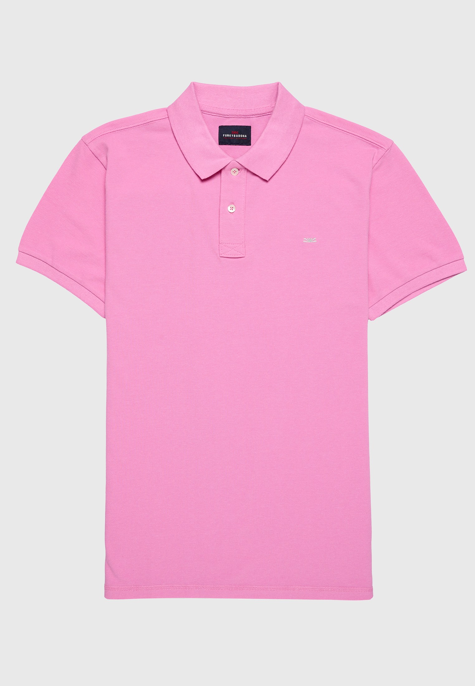 Men's Polo Shirts Funky Buddha Pink