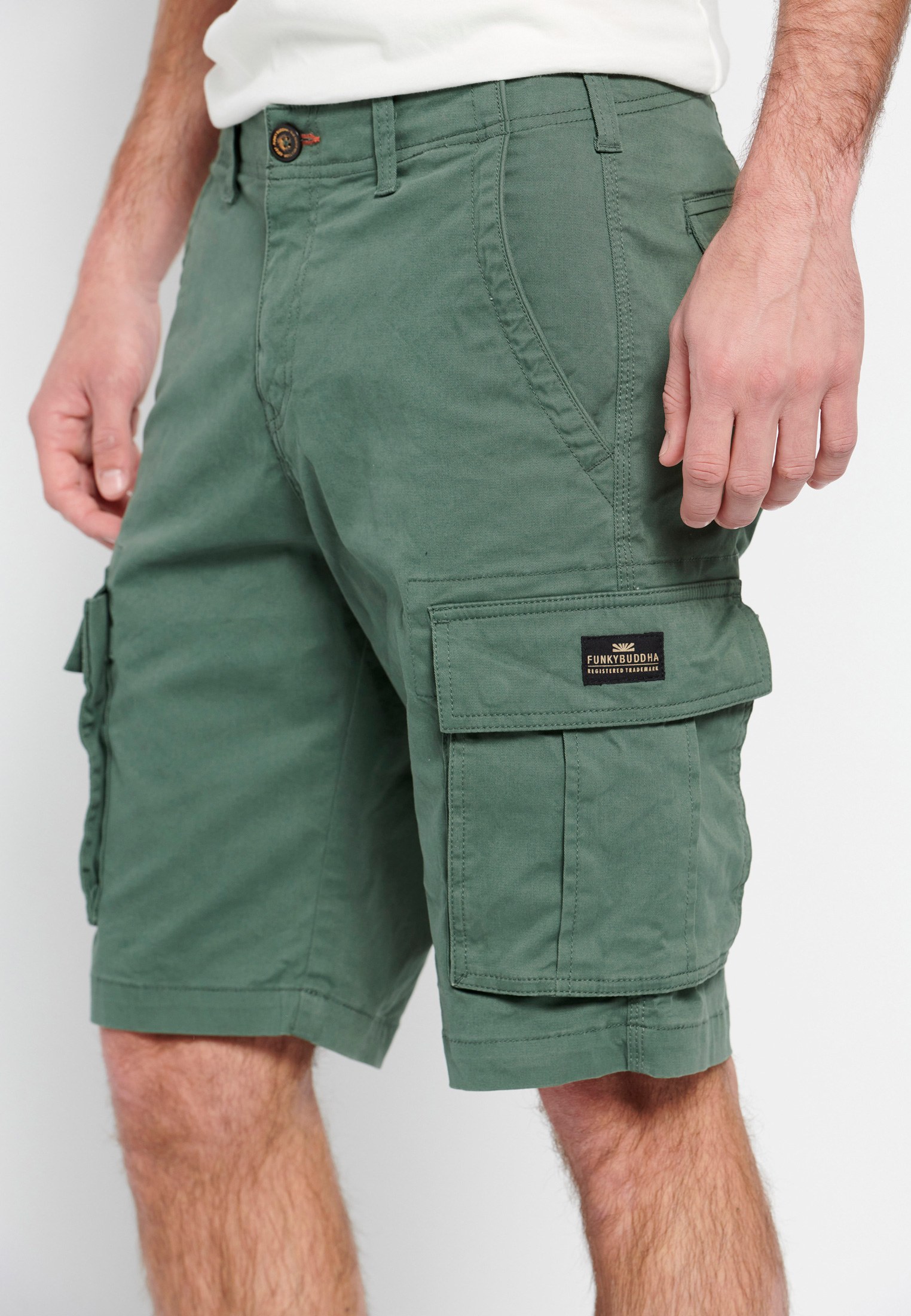 Men's Shorts Funky Buddha Green