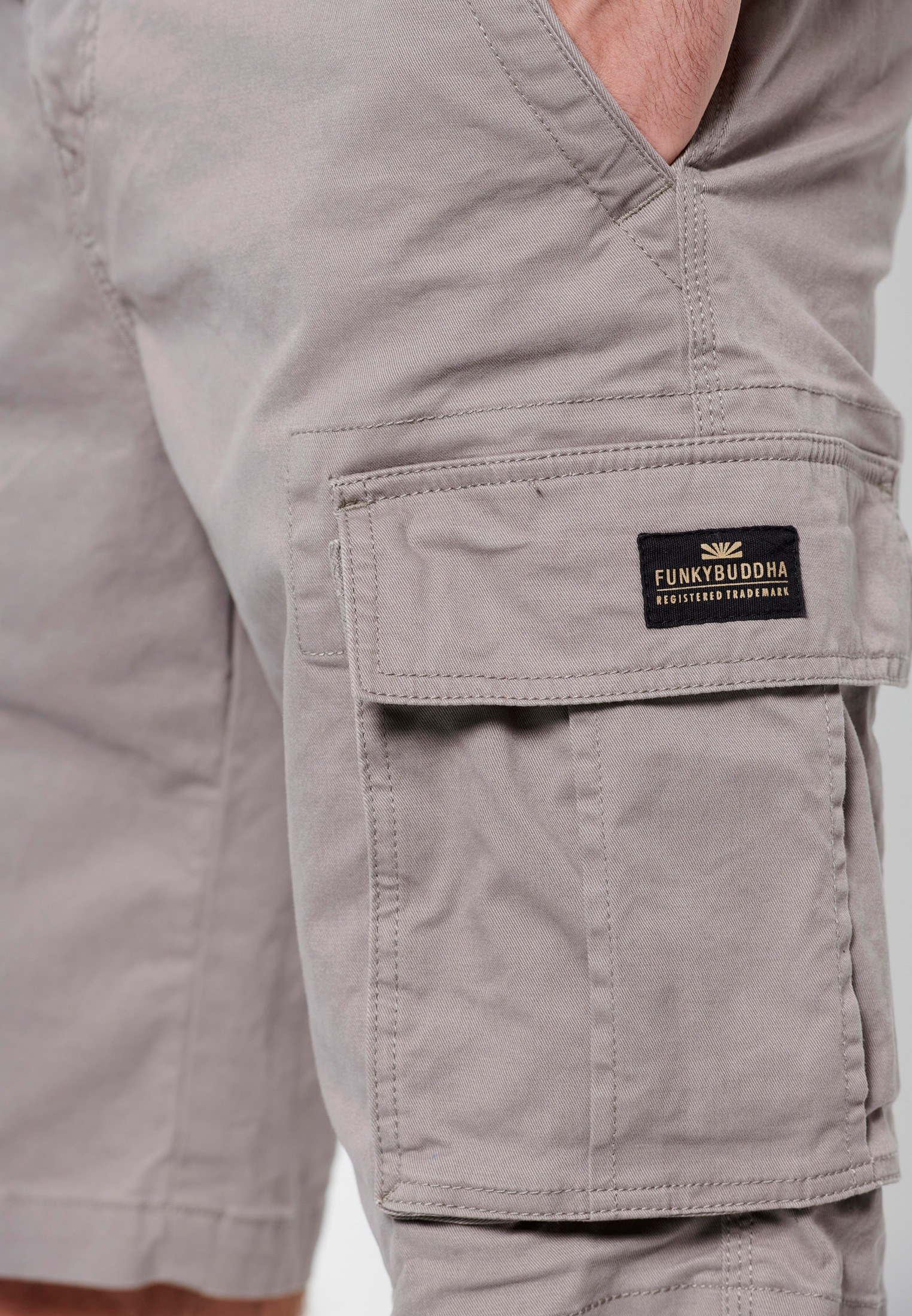 Men's Shorts Funky Buddha Gray