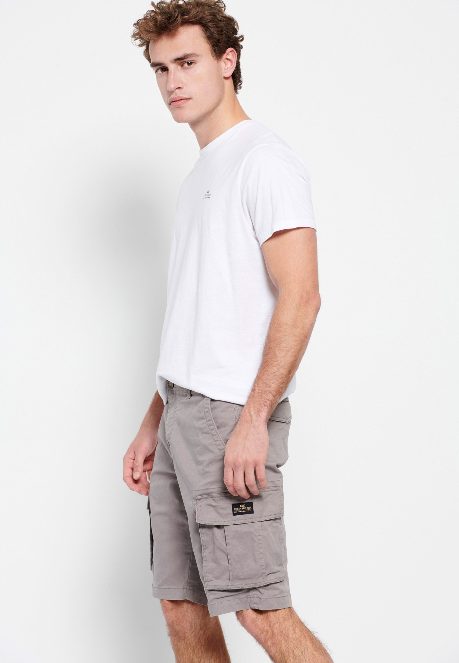 Men's Shorts Funky Buddha Gray