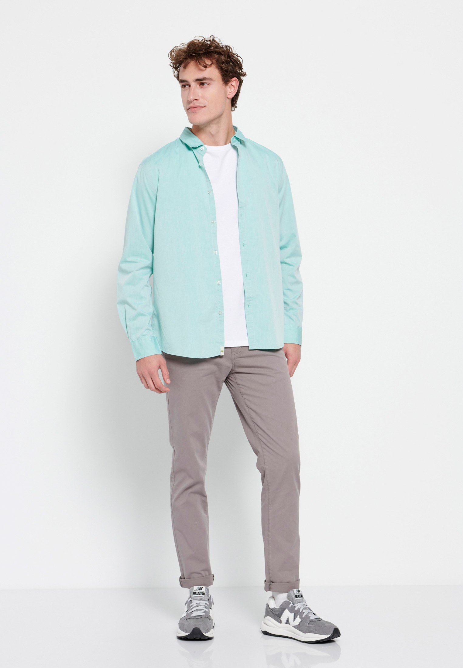 Men's Shirts Funky Buddha Green