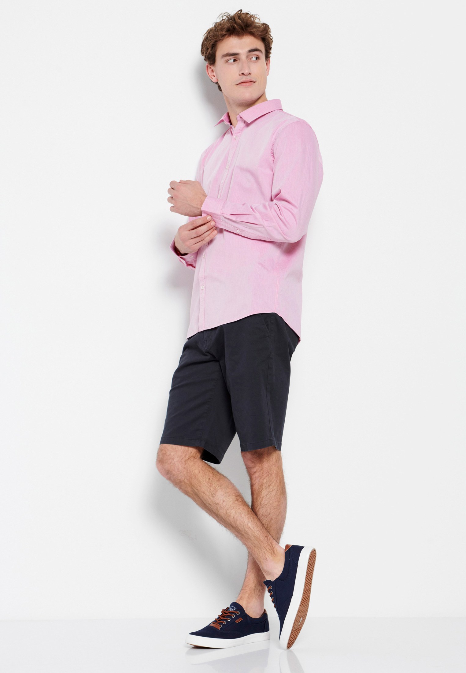 Men's Shirts Funky Buddha Pink