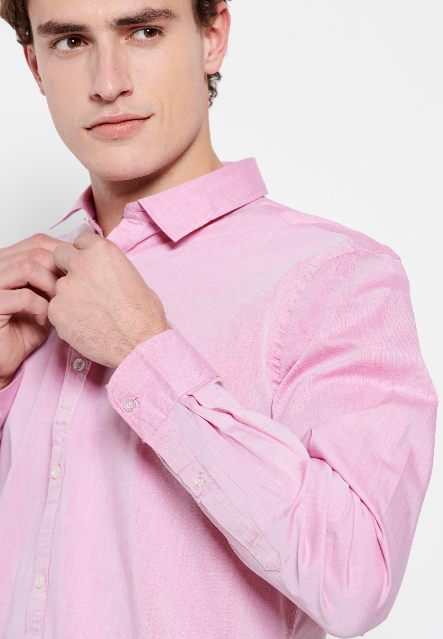 Men's Shirts Funky Buddha Pink