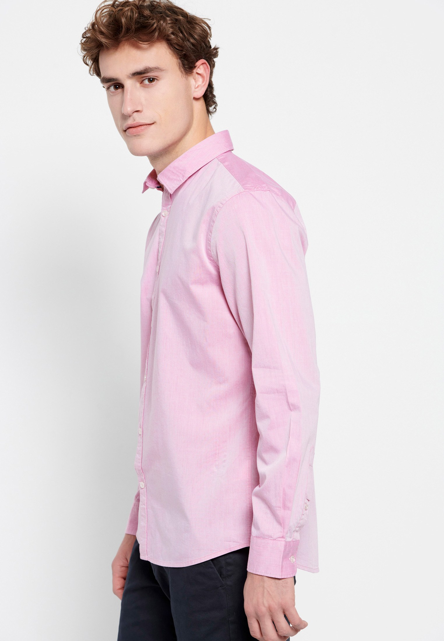 Men's Shirts Funky Buddha Pink