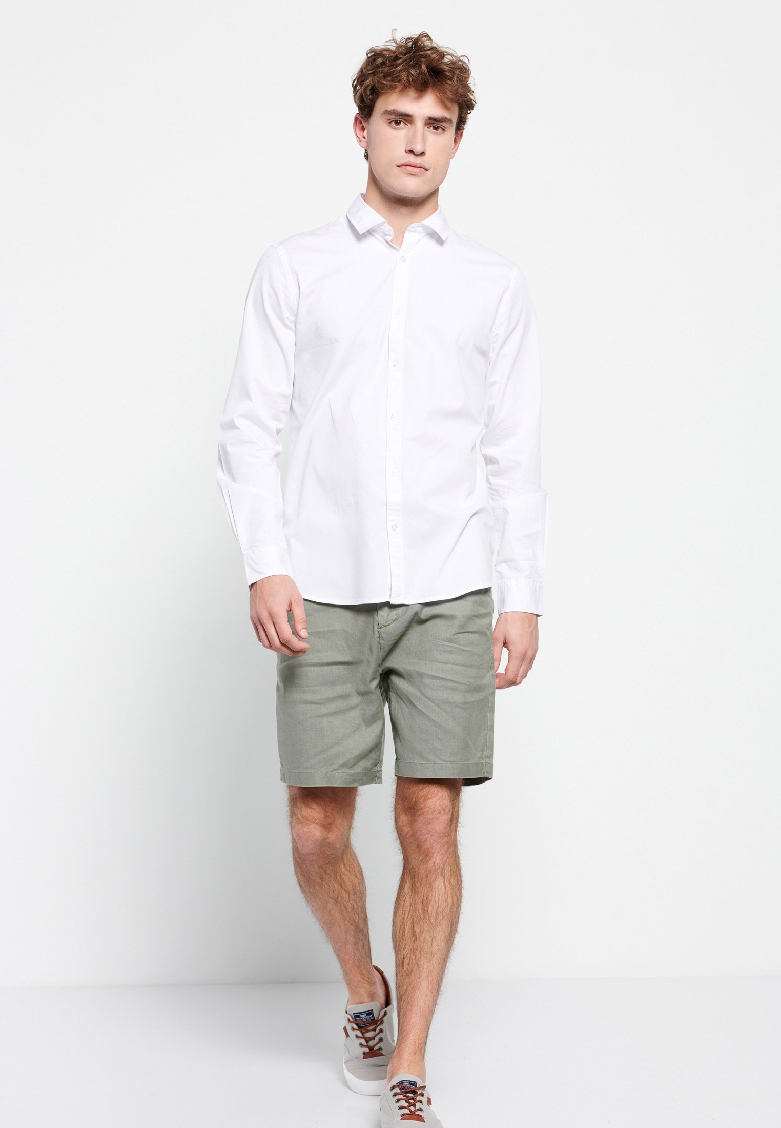 Men's Shirts Funky Buddha White