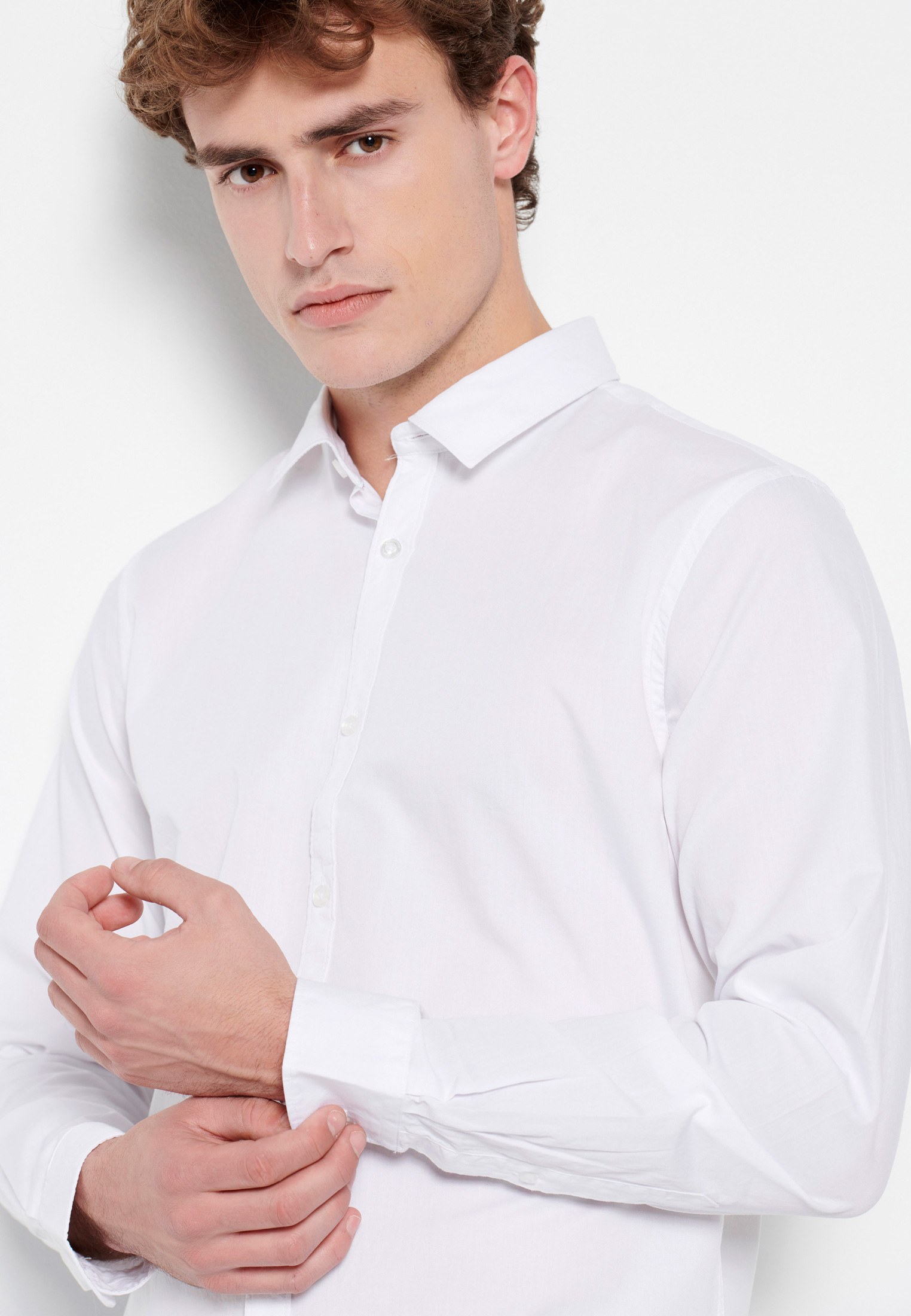 Men's Shirts Funky Buddha White