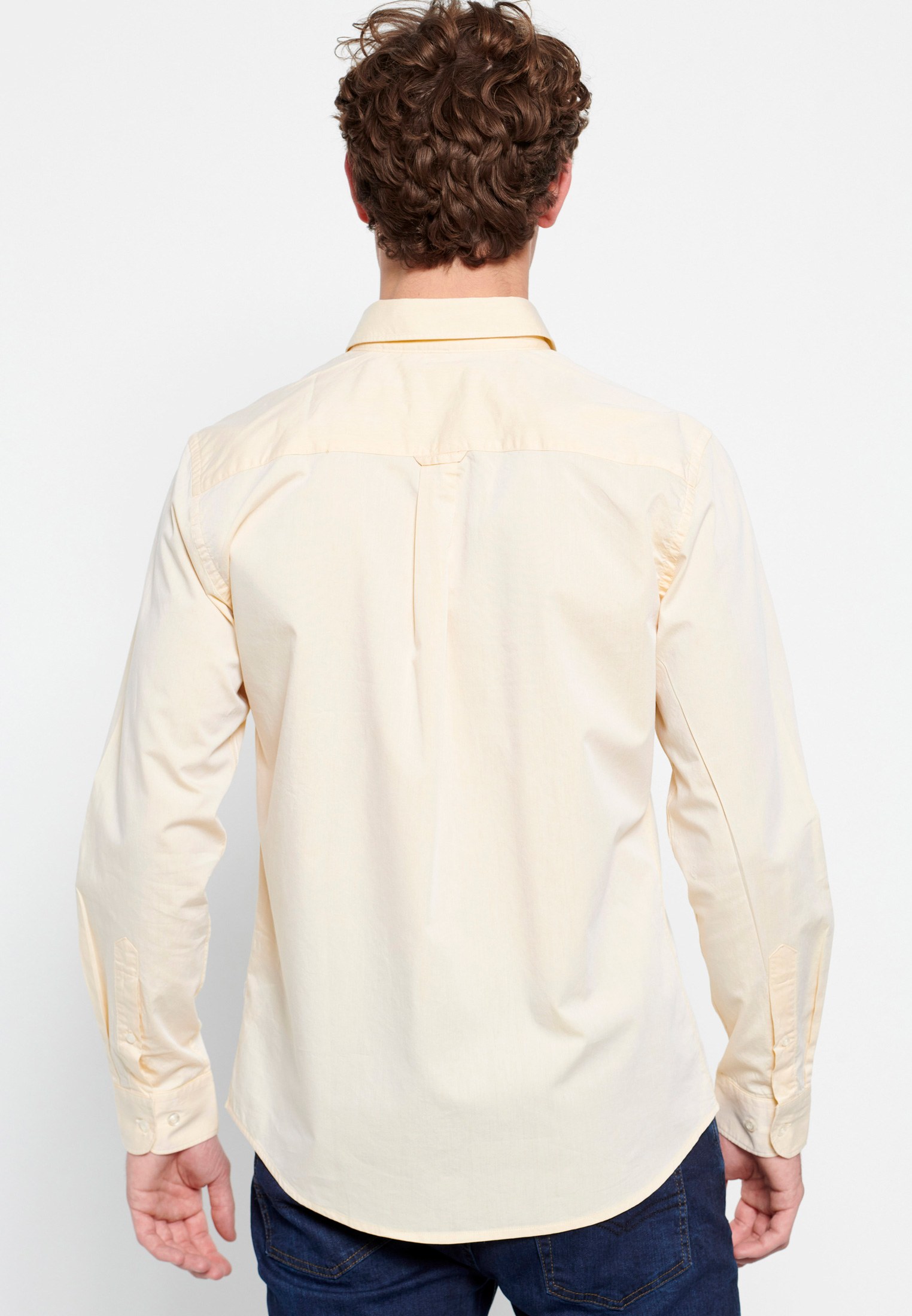 Men's Shirts Funky Buddha Yellow