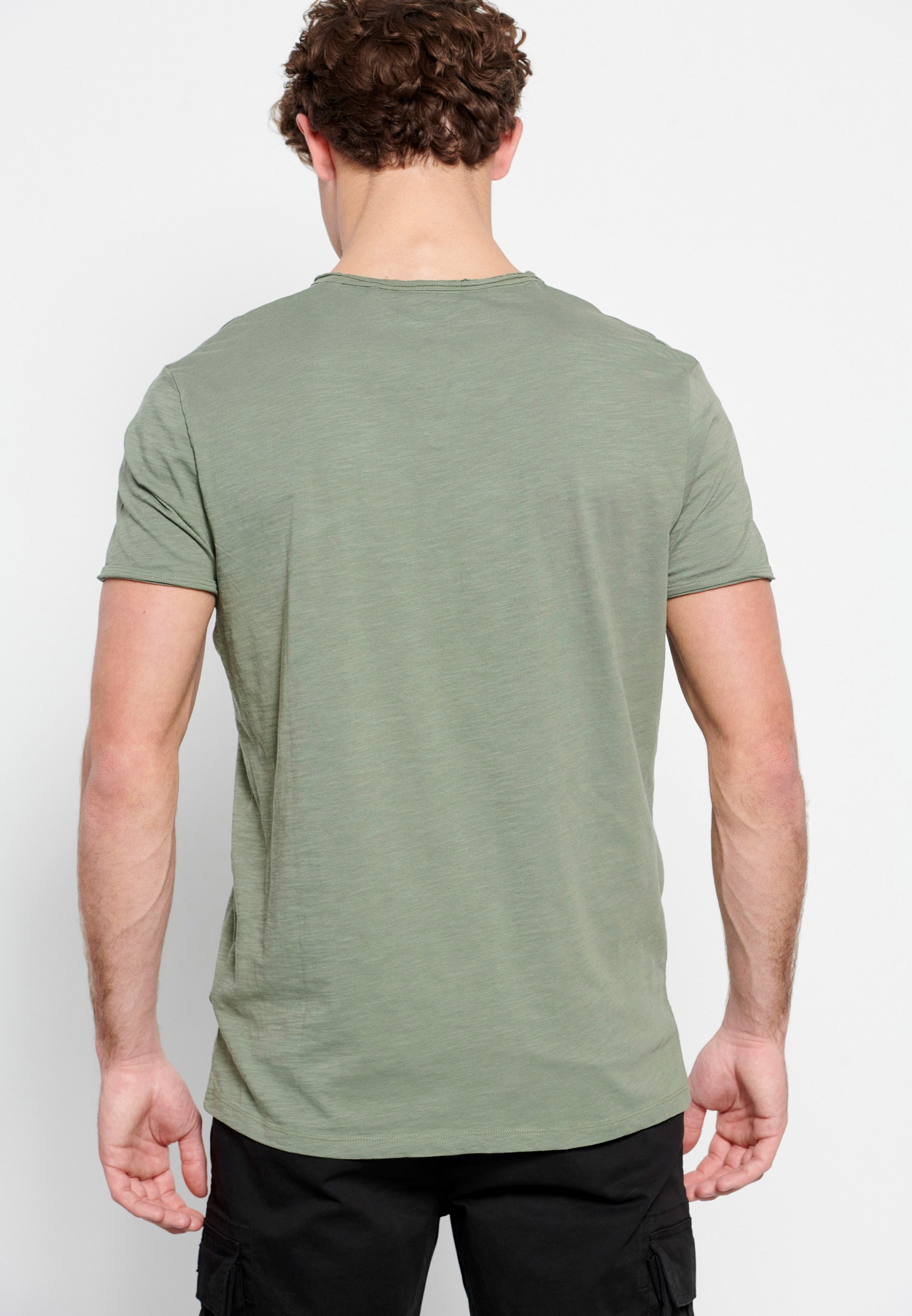 Men's T-Shirts Funky Buddha Khaki