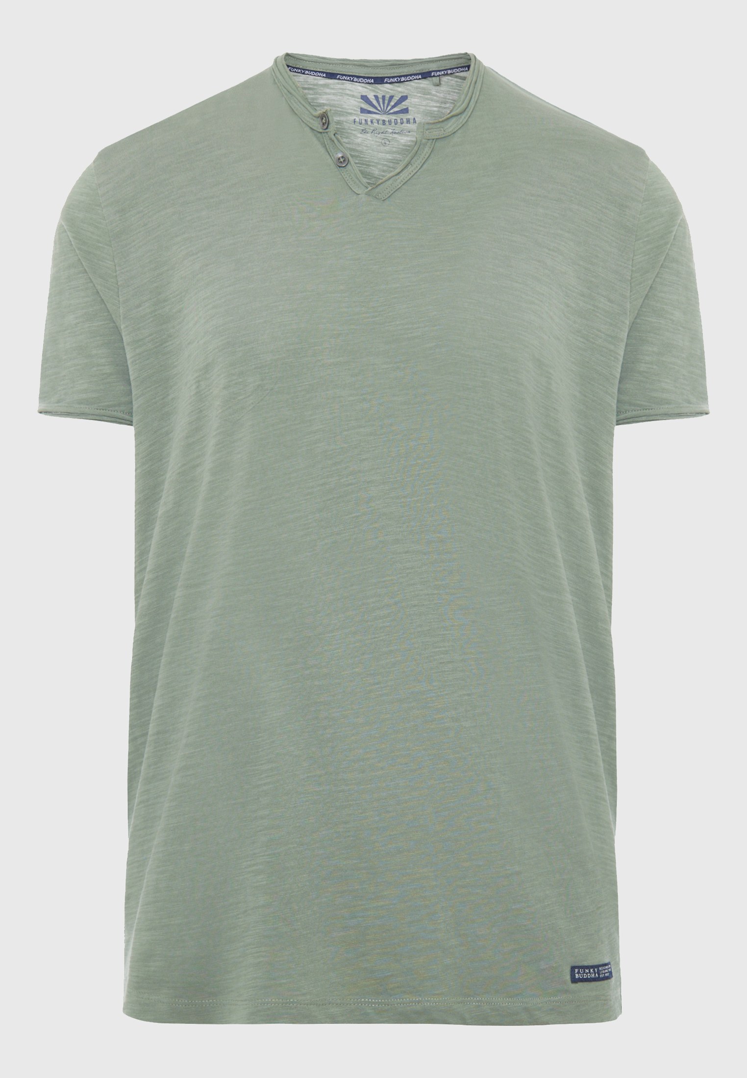 Men's T-Shirts Funky Buddha Khaki