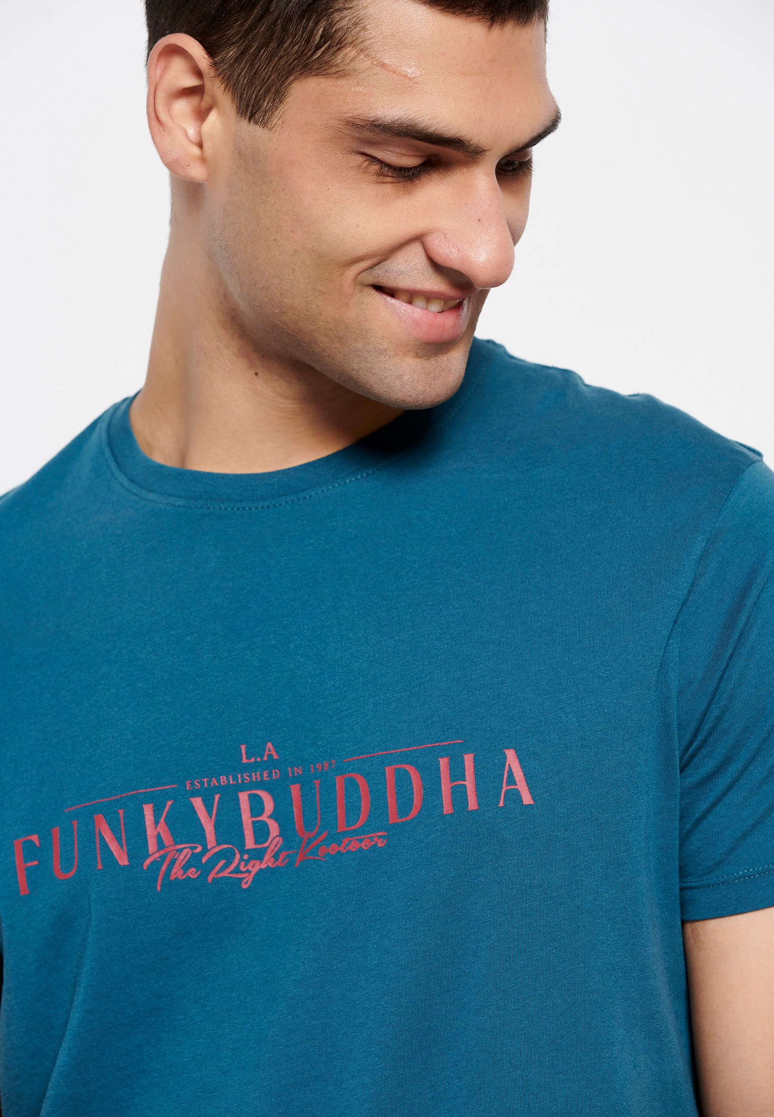 Men's Shirts Funky Buddha Green