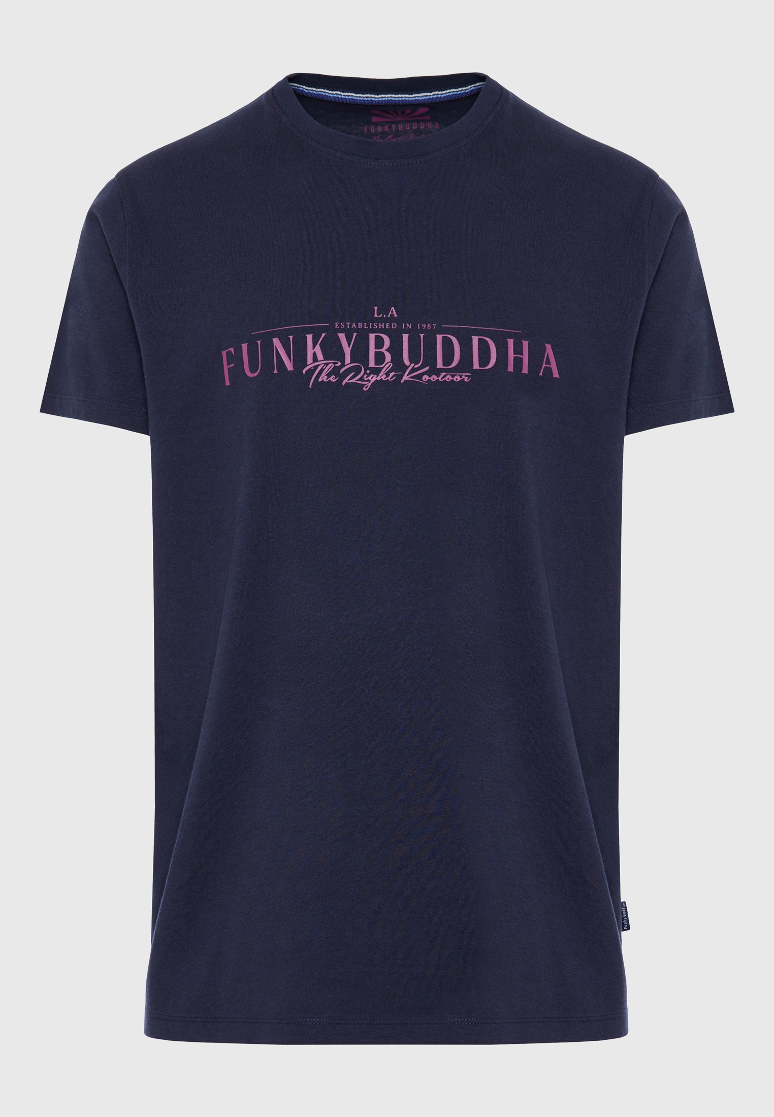 Βαμβακερό t-shirt με Funky Buddha τύπωμα φωτογραφία