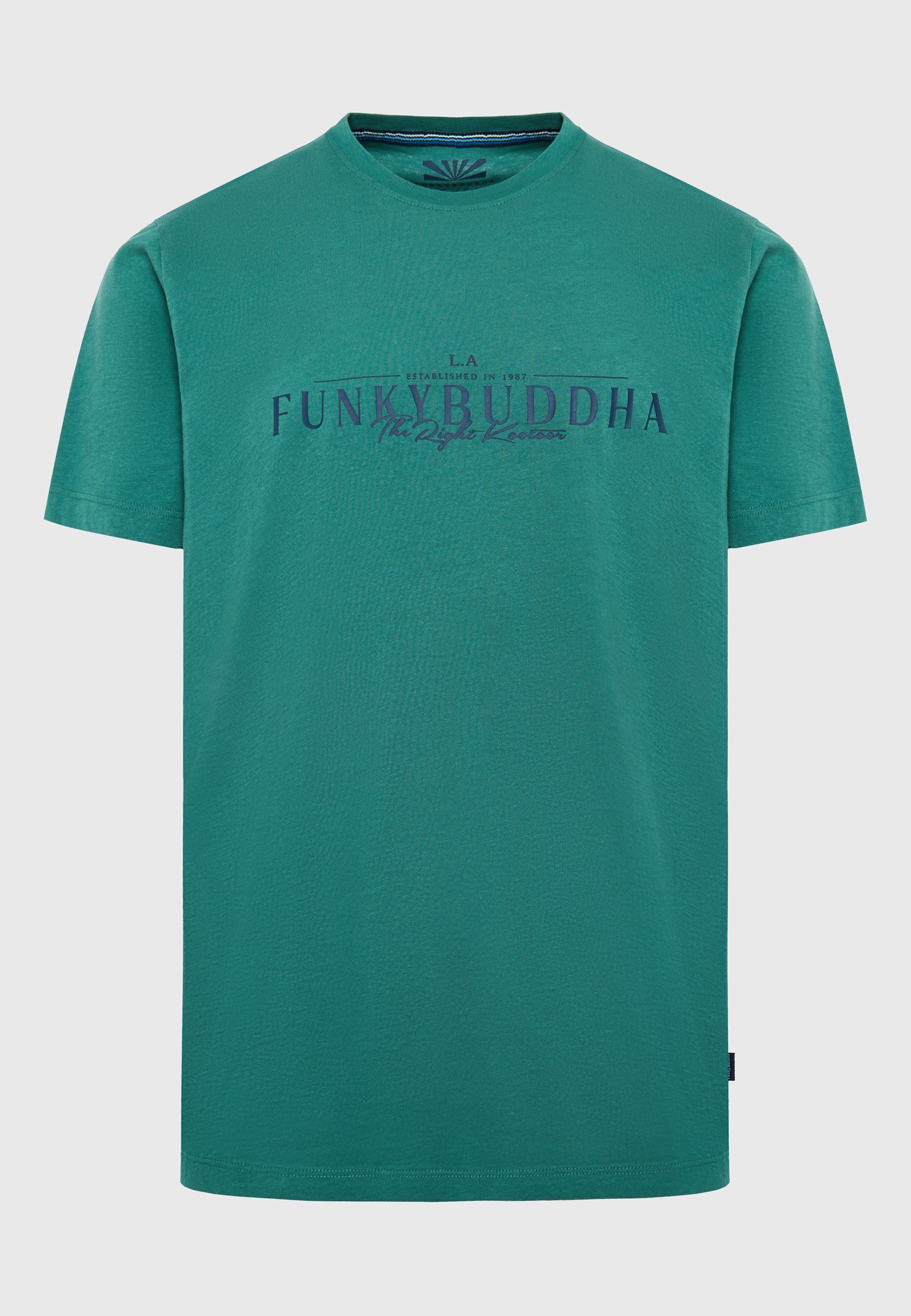 Men's Shirts Funky Buddha Green