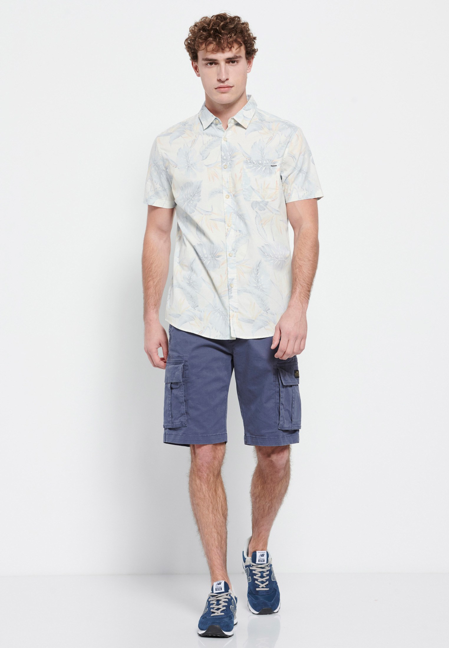 Men's Shirts Funky Buddha Blue