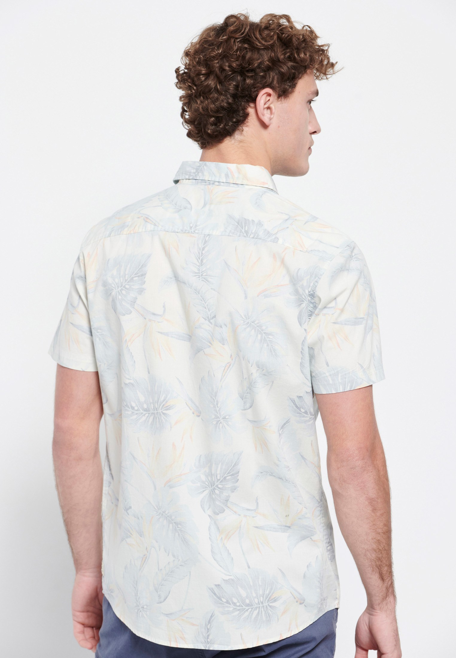 Men's Shirts Funky Buddha Blue