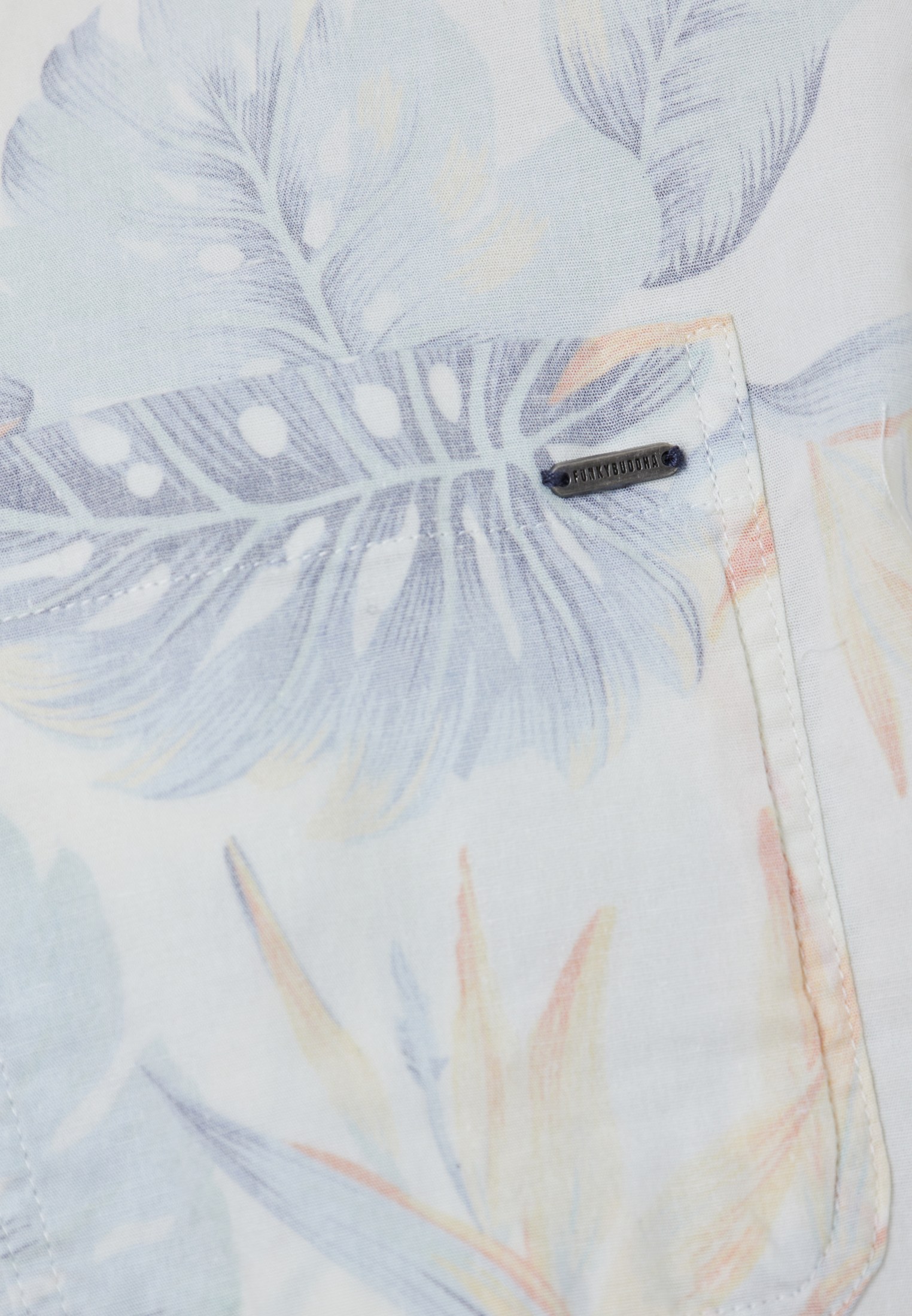 Men's Shirts Funky Buddha Blue