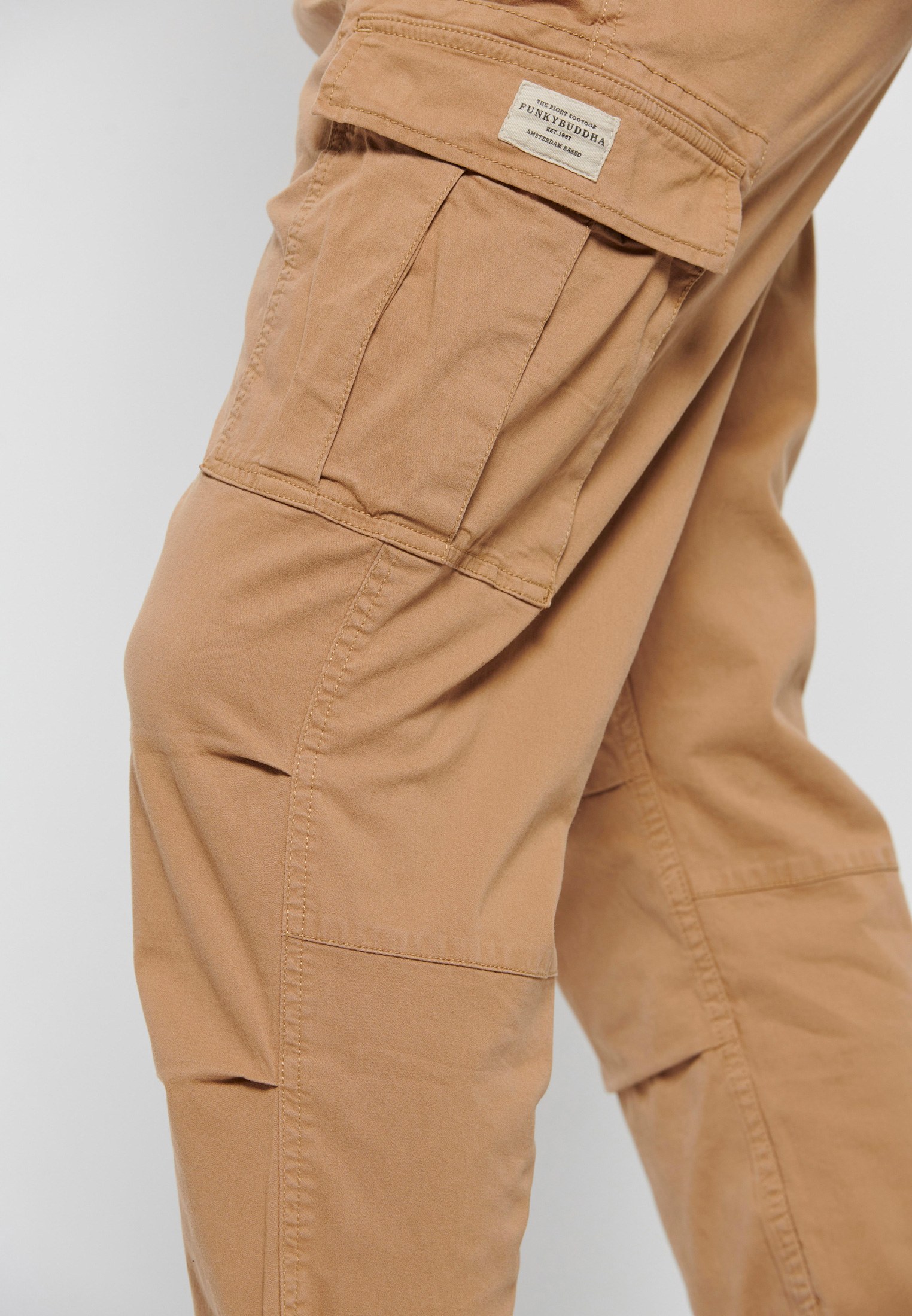 Men's Trousers Funky Buddha Beige