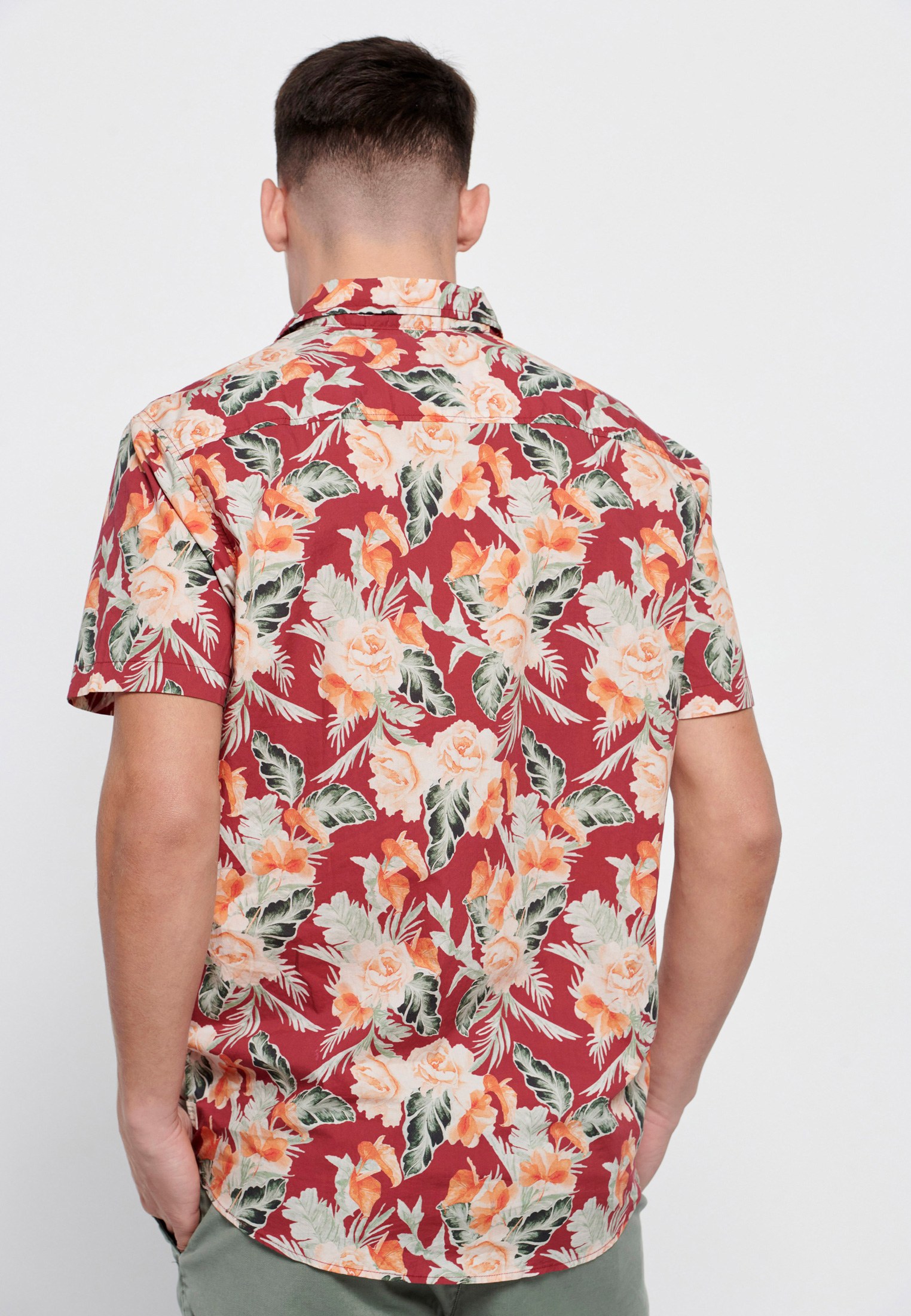 Men's Shirts Funky Buddha Red