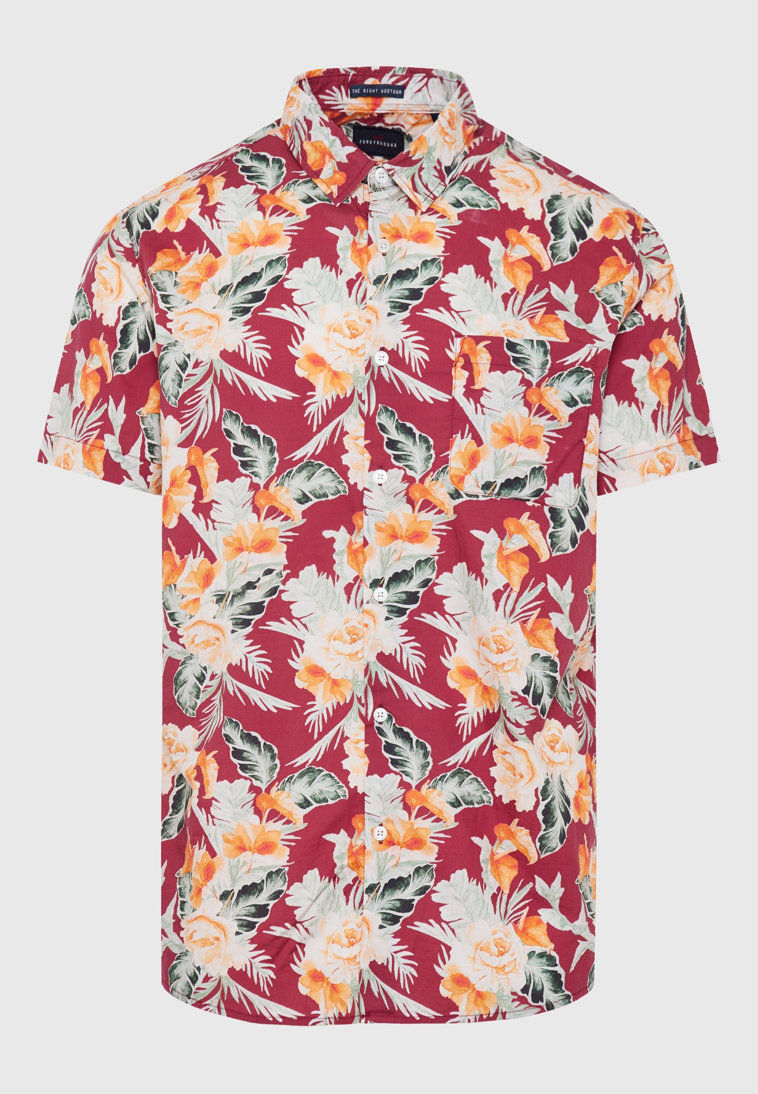 Men's Shirts Funky Buddha Red